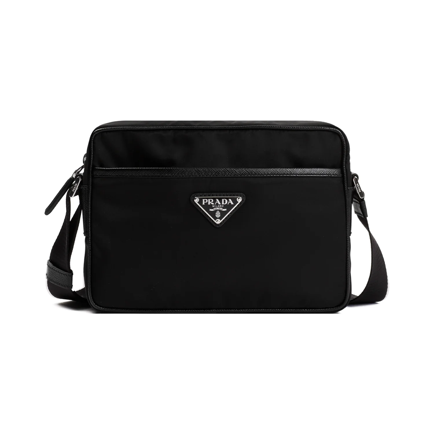 Prada Sustainable Mini Shoulder Bag with Recycled Nylon - W:23cm H:16cm D:7cm - Image 2