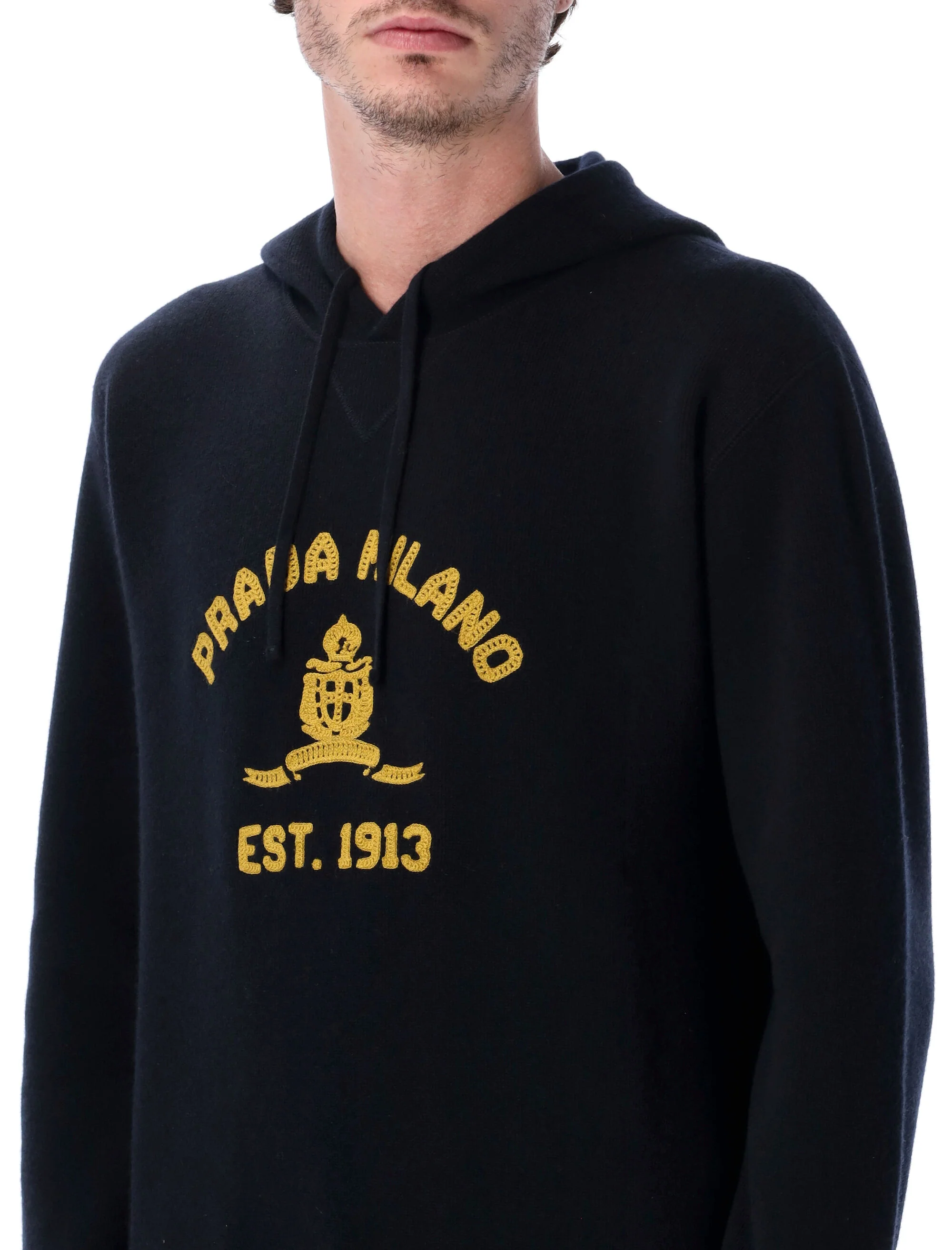 Prada Wool and Cashmere Hoodie - Image 3