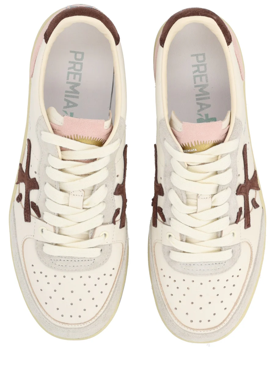 PREMIATA Basket Clayd Round Toe Sneakers - Image 3