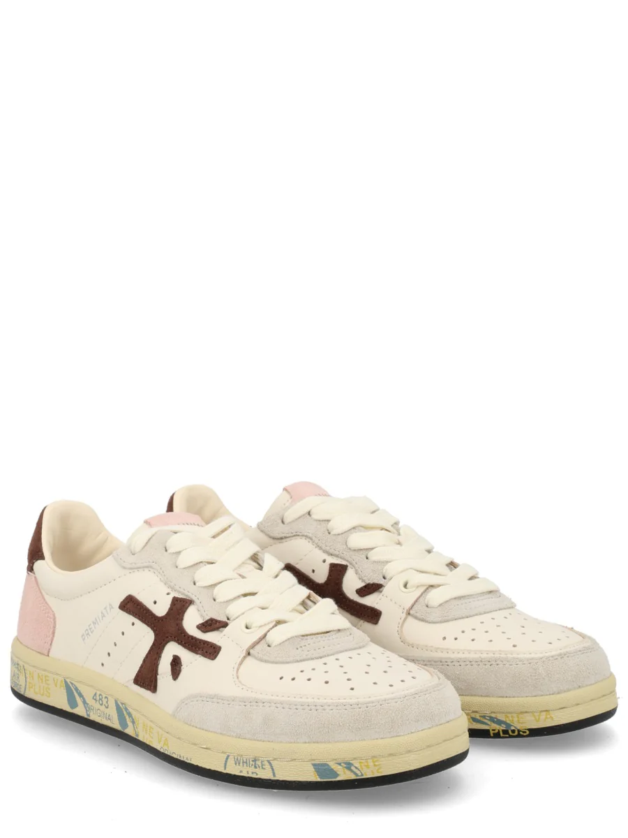 PREMIATA Basket Clayd Round Toe Sneakers - Image 6