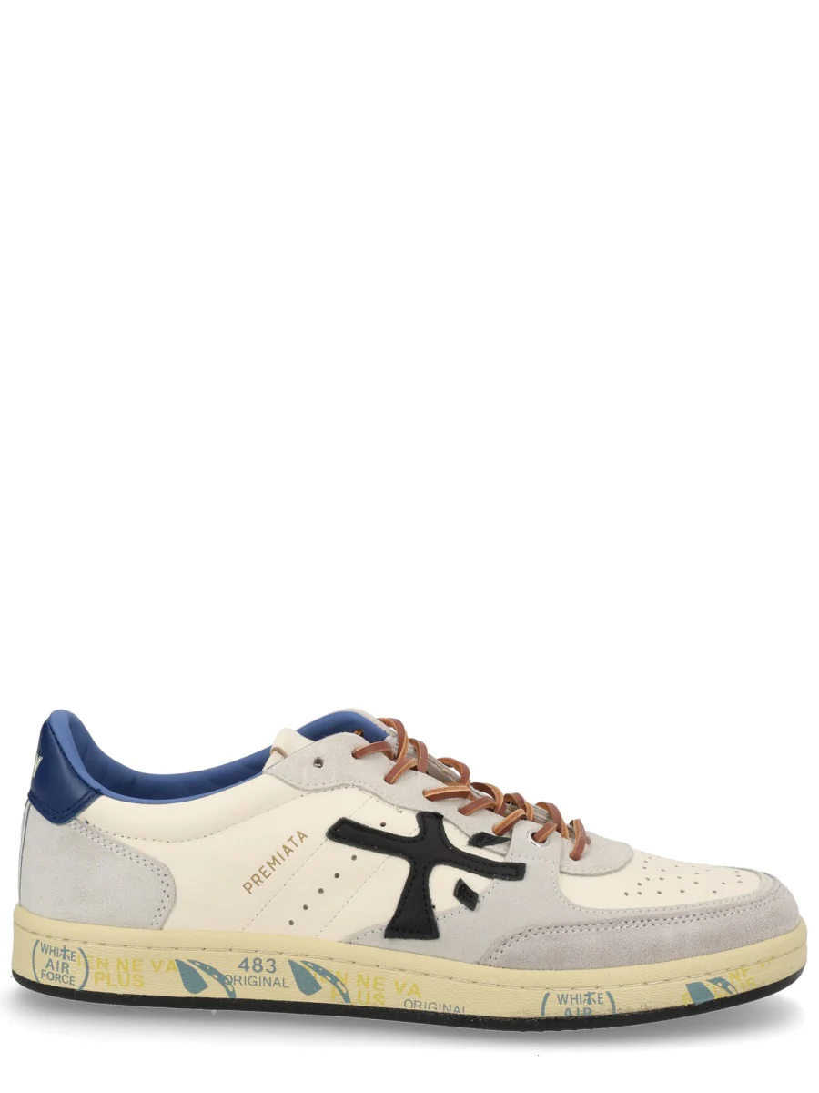 Premiata Classic Leather Sneakers for Men