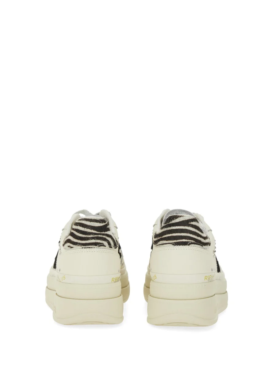 PREMIATA Women's Sneakers in Leather with Zebra Details, Micol 7752 - Image 3