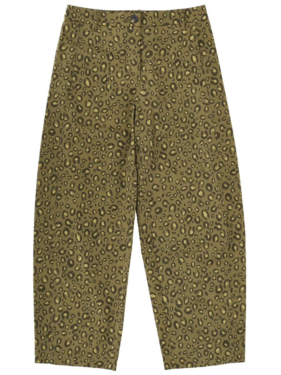 PS BY PAUL SMITH 'Animal' Print Barrel-Leg Trousers