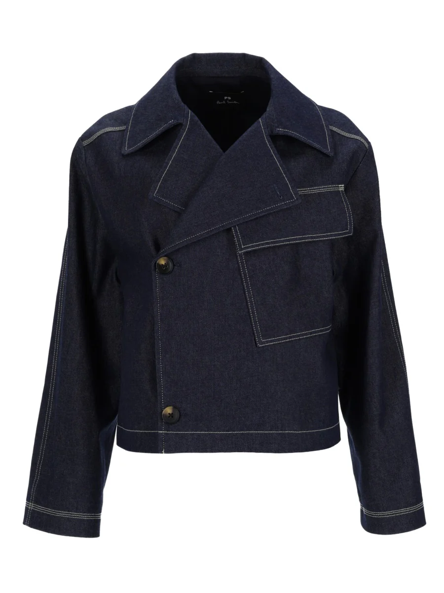 PS BY PAUL SMITH Embroidered Denim Jacket