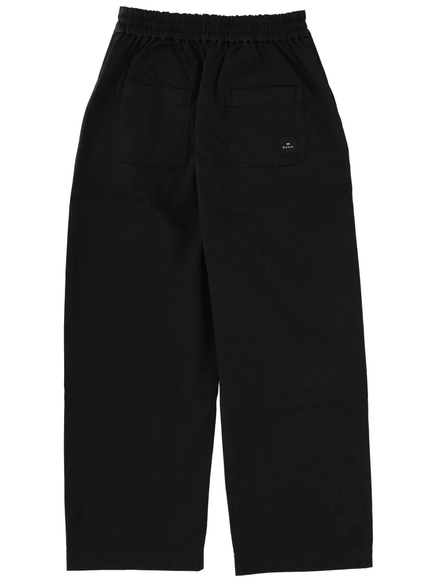 PS BY PAUL SMITH Pleated Cotton Pants - Image 3