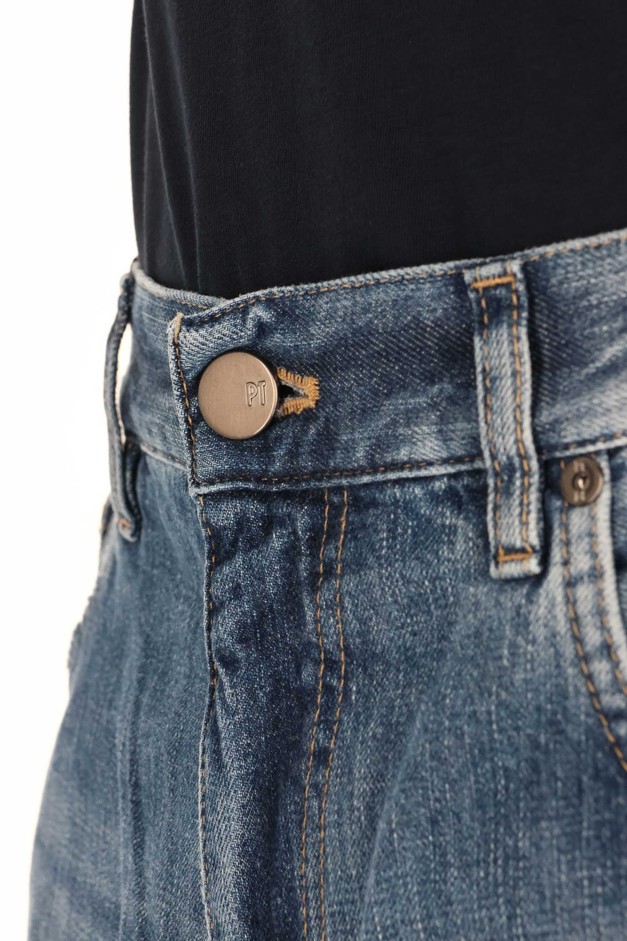 Pt Denim Men's Classic Denim Jeans - Image 5