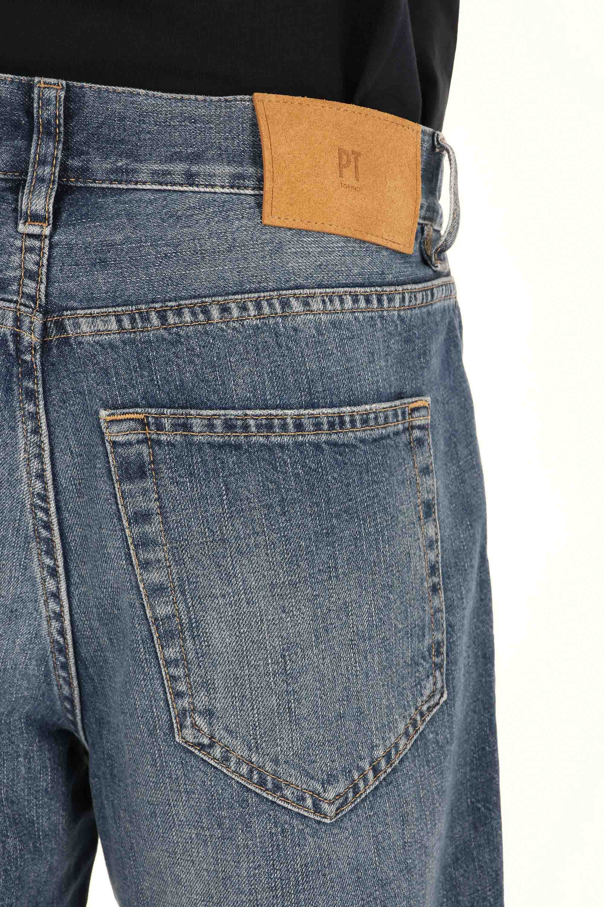 Pt Denim Men's Classic Denim Jeans - Image 6