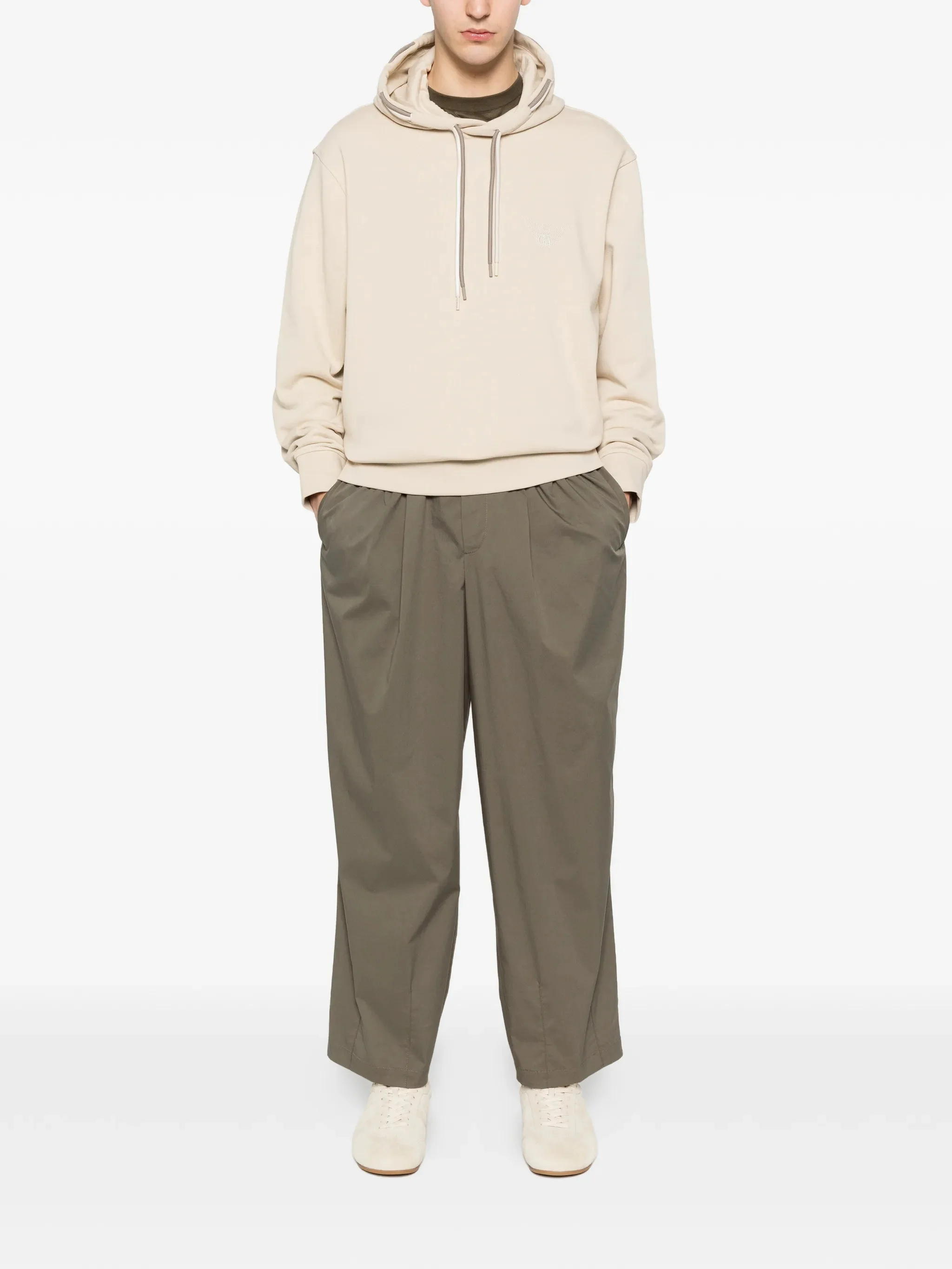 Pt Torino Casual Drawstring Trousers with Zip and Button Closure - Image 2