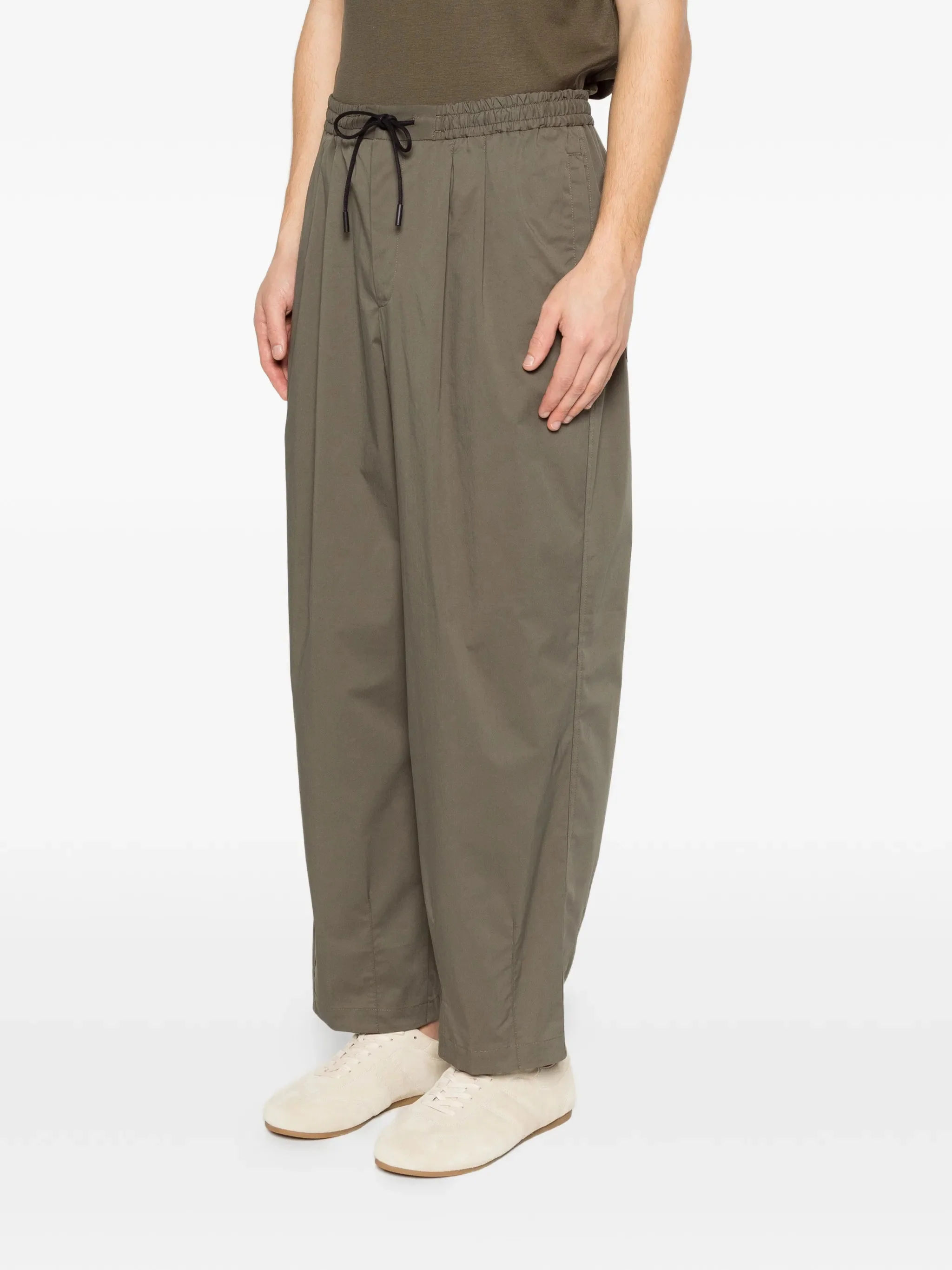 Pt Torino Casual Drawstring Trousers with Zip and Button Closure - Image 3