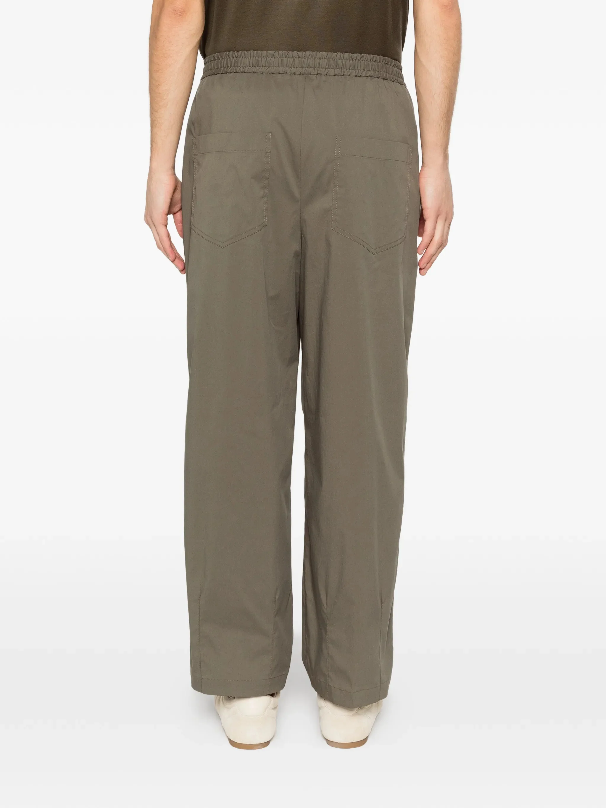 Pt Torino Casual Drawstring Trousers with Zip and Button Closure - Image 4