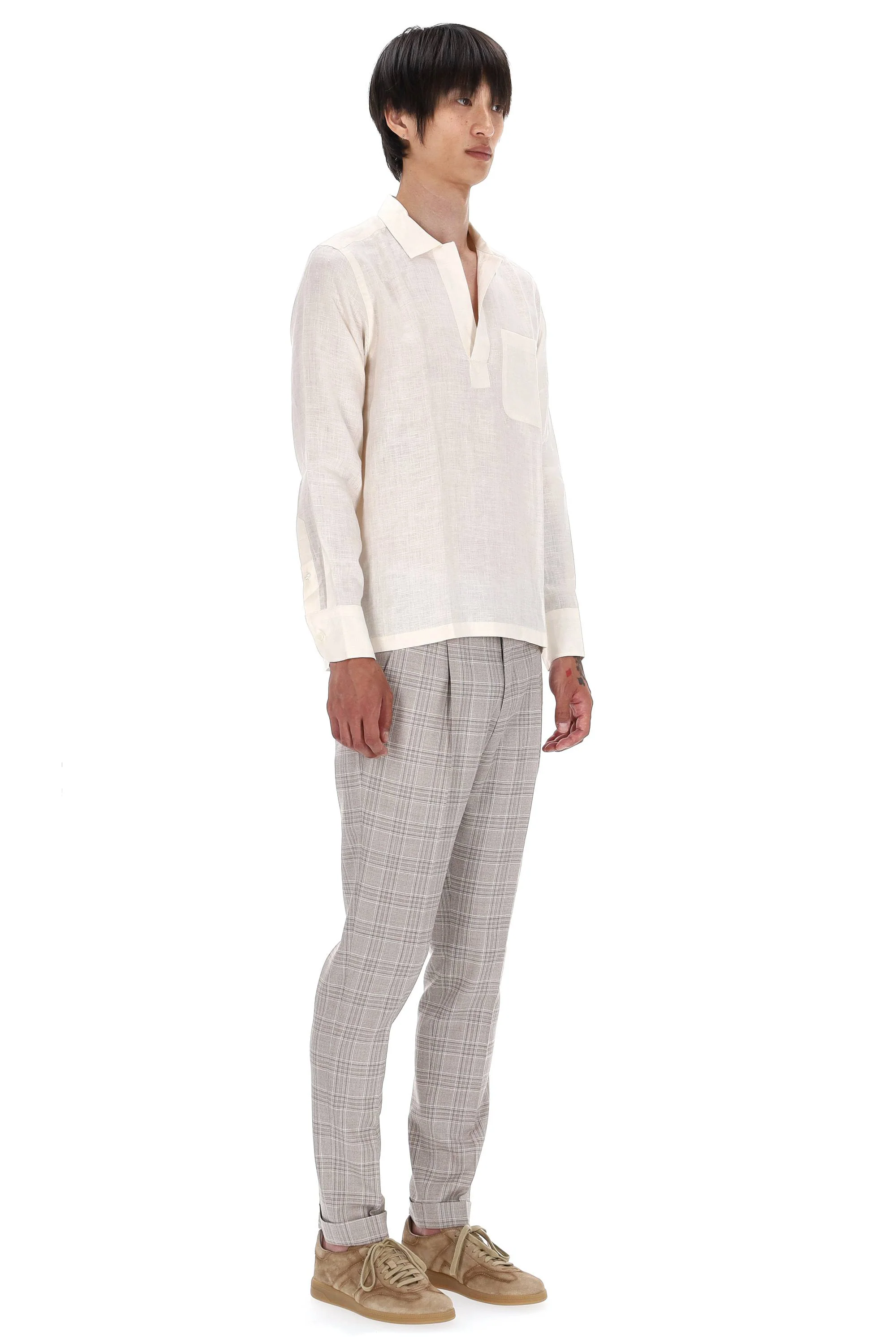Pt Torino Men's Light and Natural Mini Shirt - Image 3