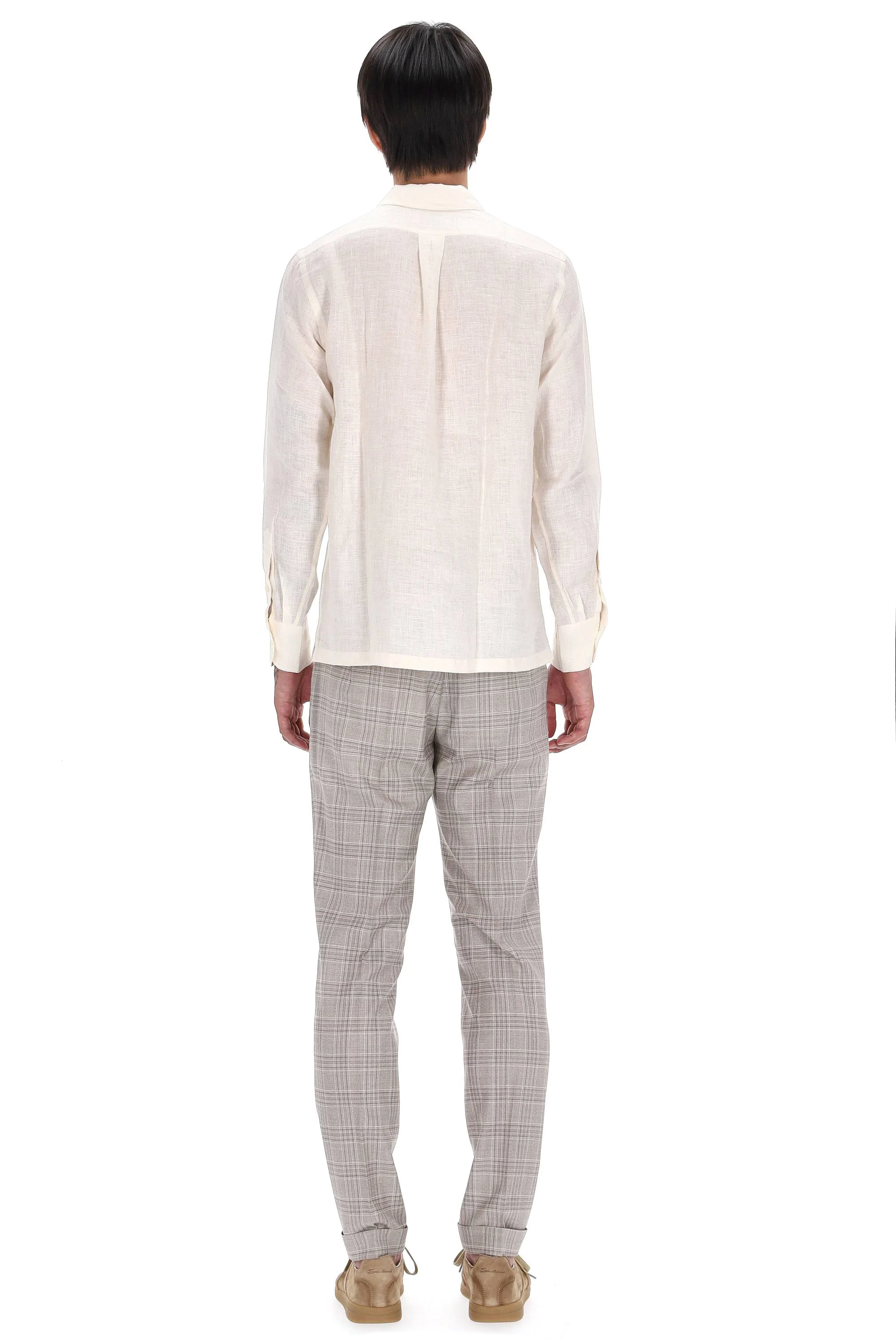 Pt Torino Men's Light and Natural Mini Shirt - Image 4