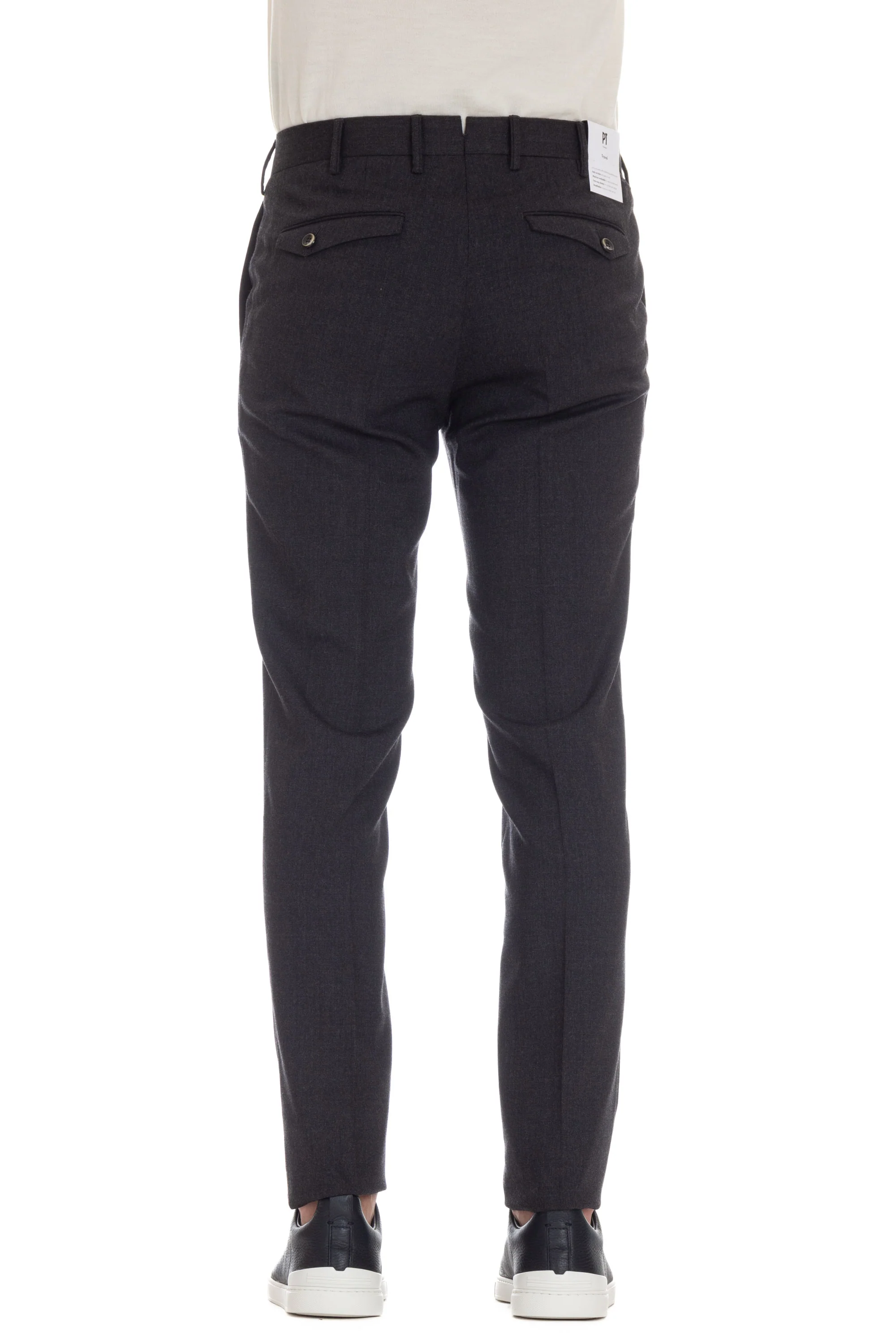 Pt Torino Men's Slim Fit Tapered Trousers - FW24 Collection - Image 2