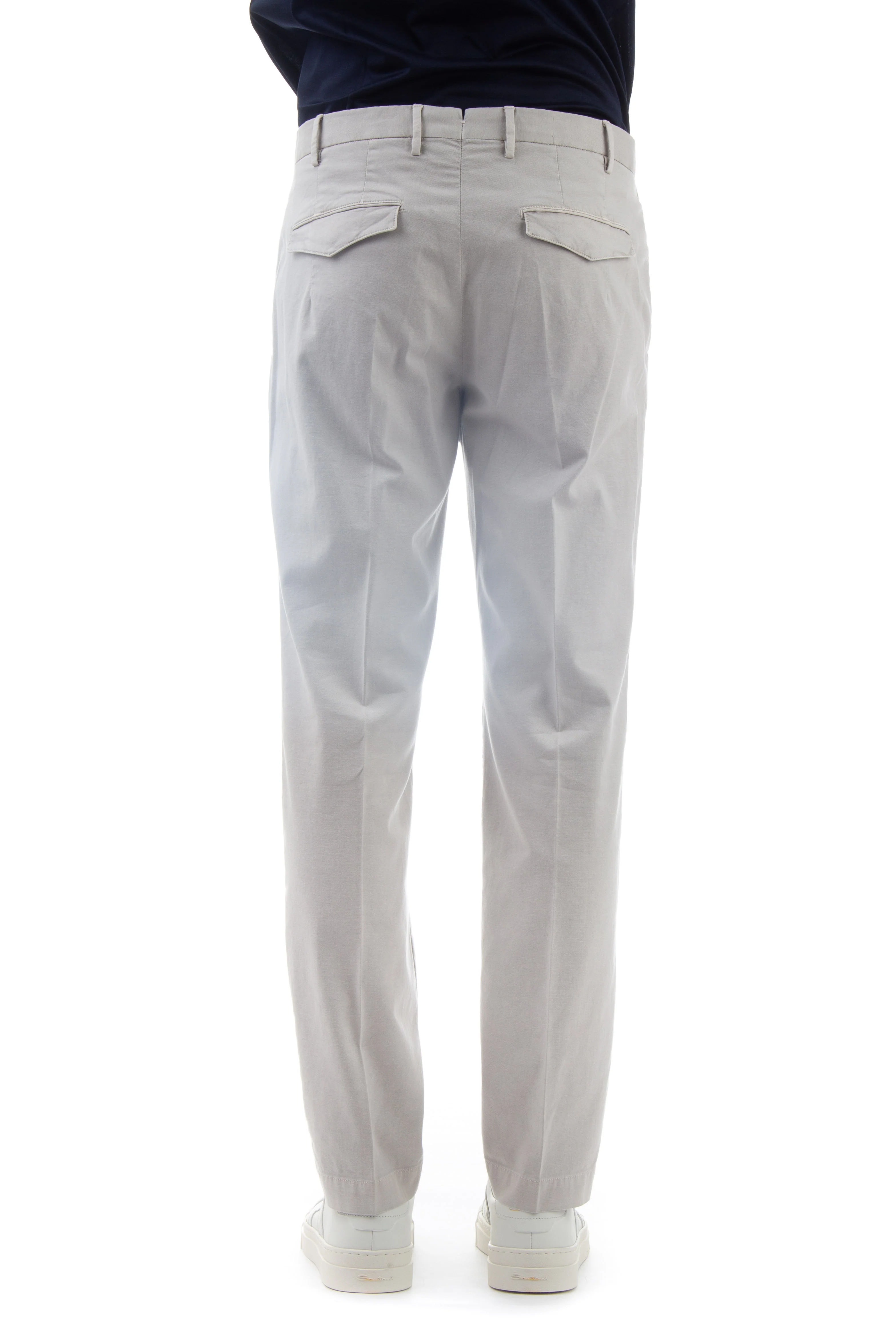 Pt Torino Men's Stretch Cotton Trousers - Lightweight Comfort - Image 3