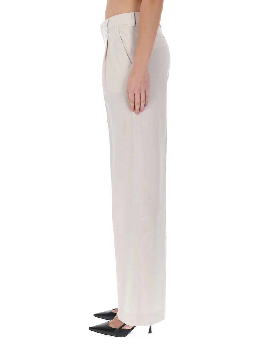 PT TORINO Pleat-detail Wide-leg Tailored Trousers - Image 2