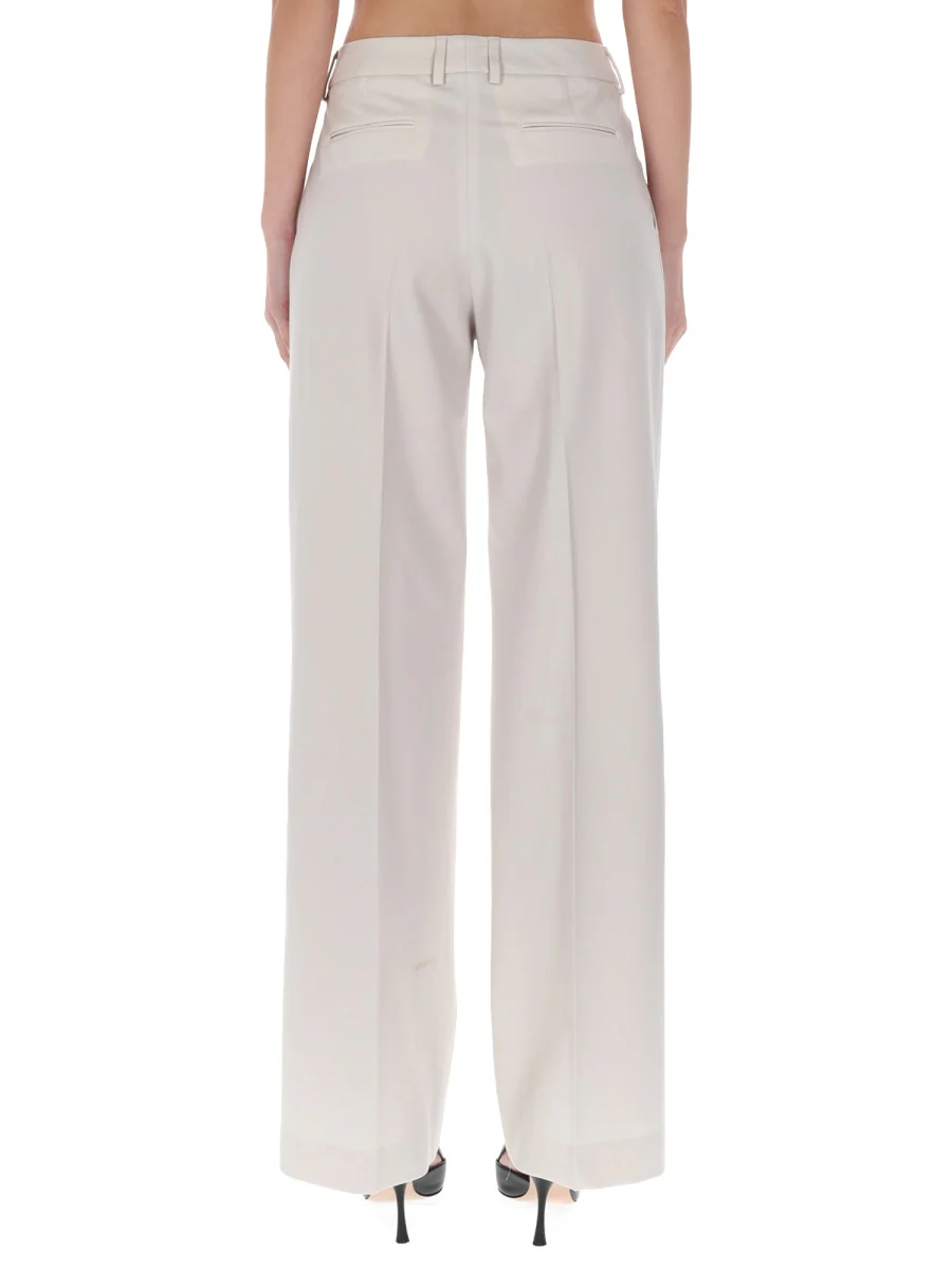 PT TORINO Pleat-detail Wide-leg Tailored Trousers - Image 3