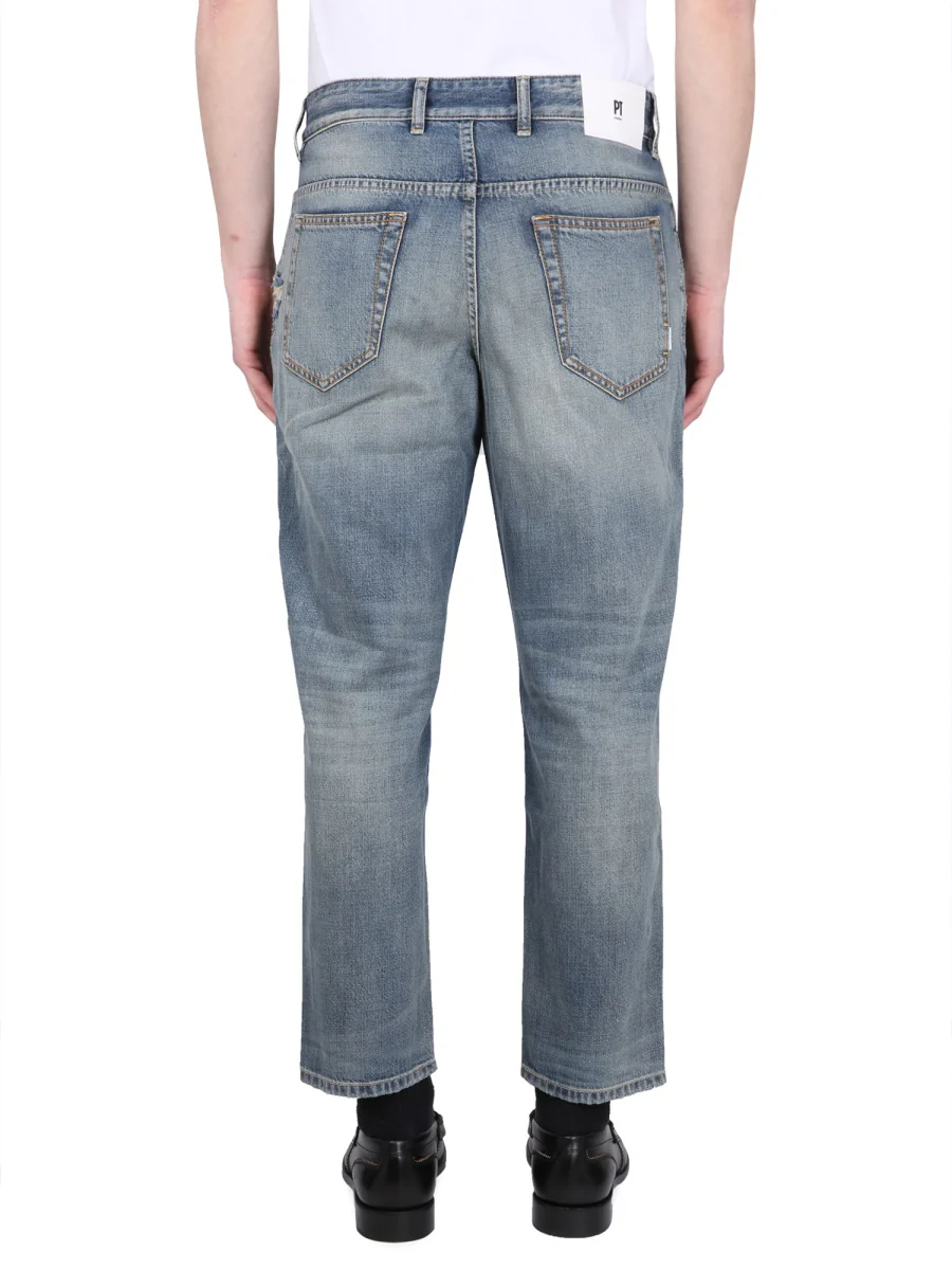 PT TORINO Whiskering-effect Straight-leg Jeans - Image 4