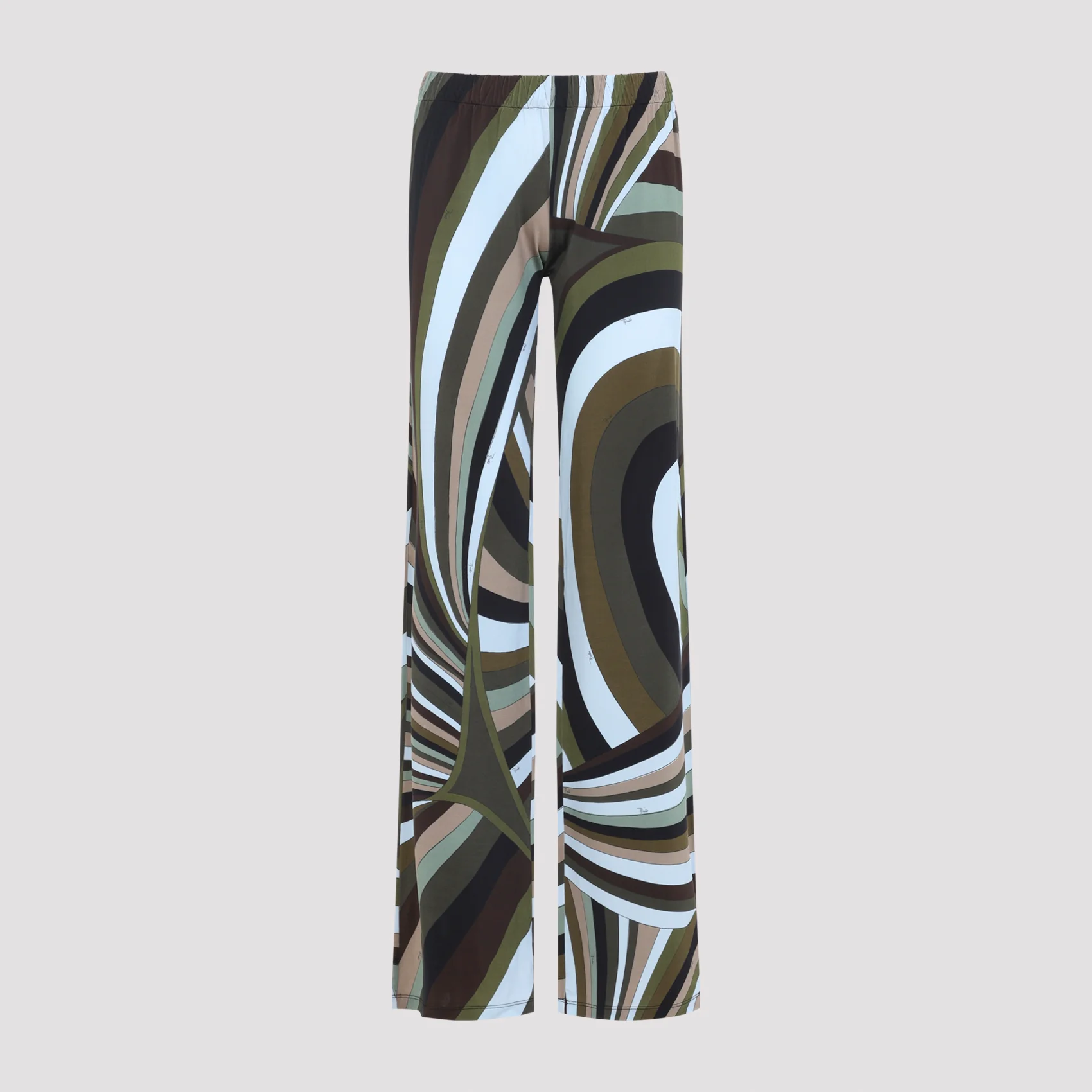 Pucci Satin Print Pants - Regular & Straight Leg - Image 3