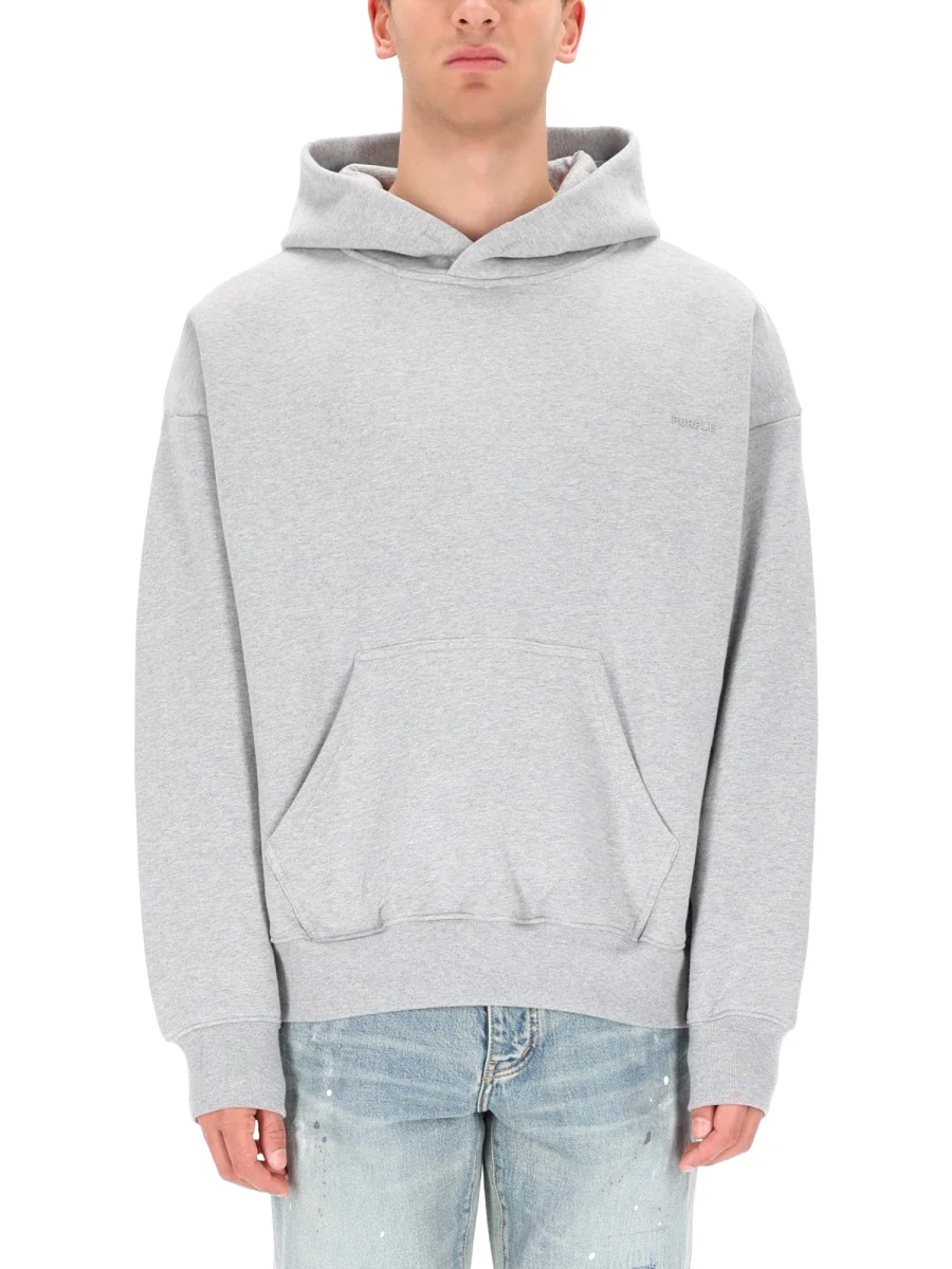 PURPLE BRAND "basic" Sweatshirt - Image 2