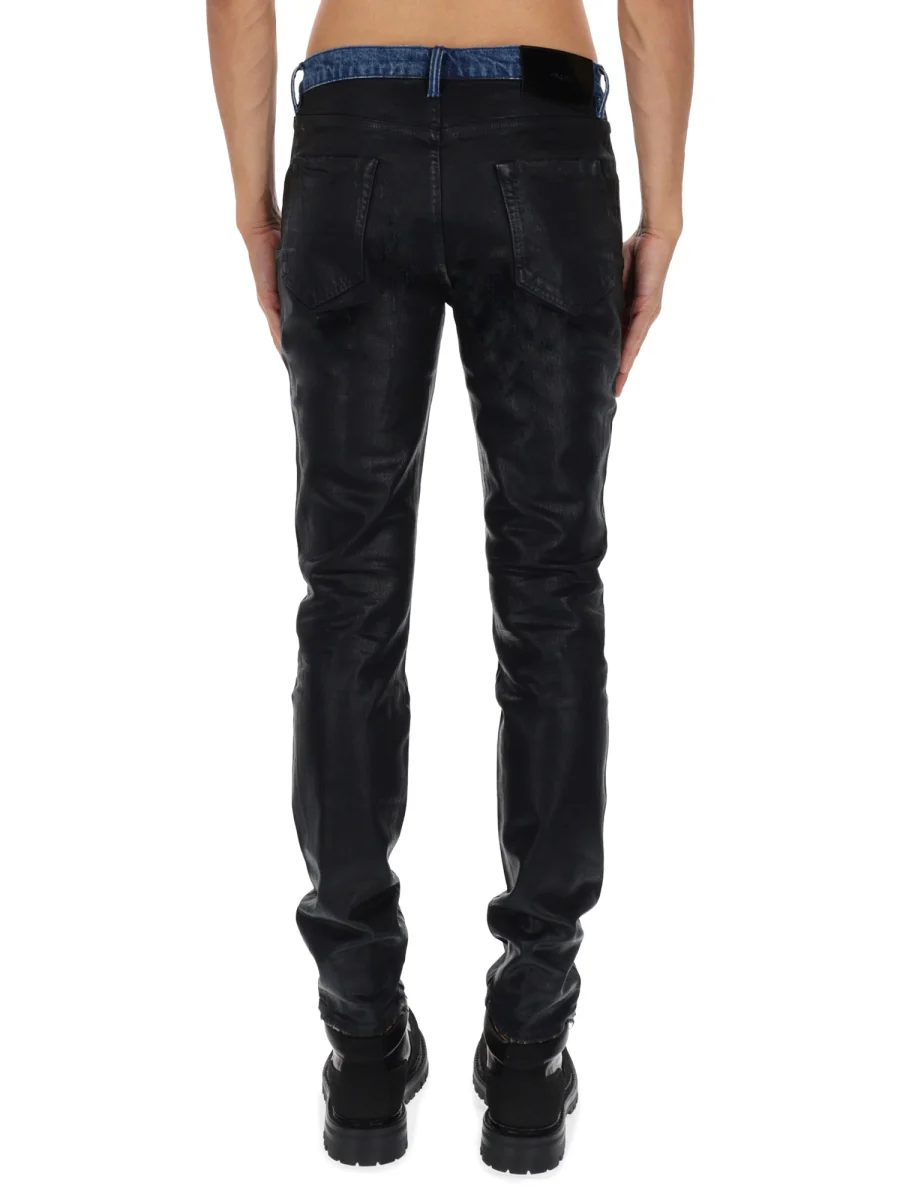 PURPLE BRAND Coated Skinny Jeans - Image 5