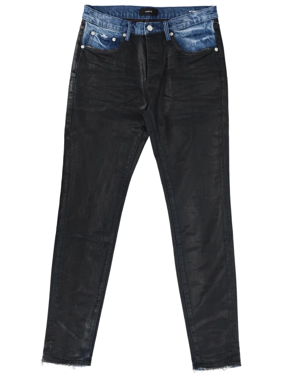 PURPLE BRAND Coated Skinny Jeans - Image 7