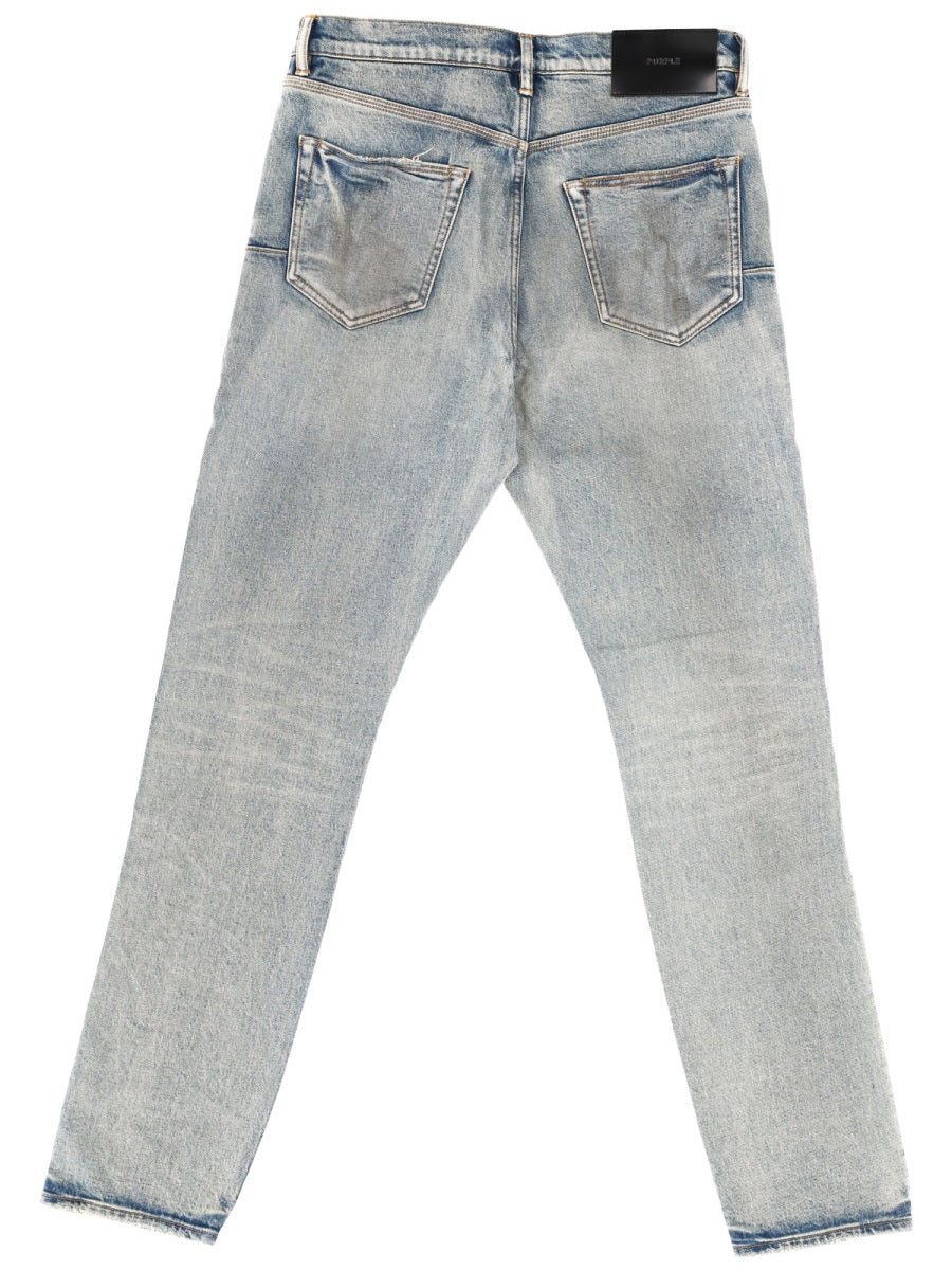 PURPLE BRAND Mid Rise Slim Straight Leg Glow Dirty Jean - Image 2