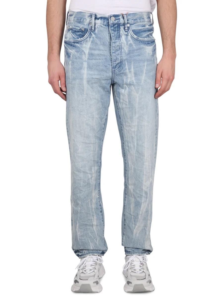 PURPLE BRAND P011 Crystal Racer Straight Jeans
