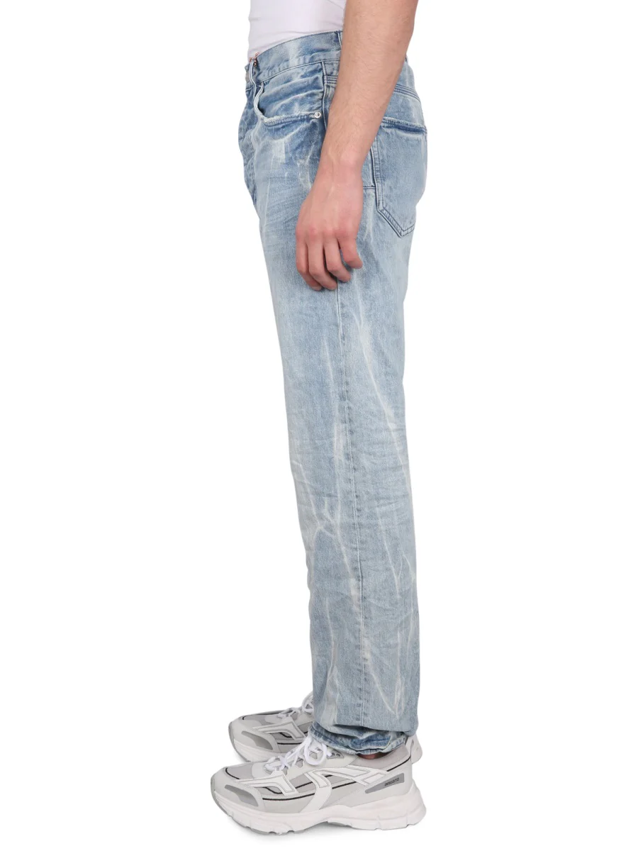 PURPLE BRAND P011 Crystal Racer Straight Jeans - Image 3