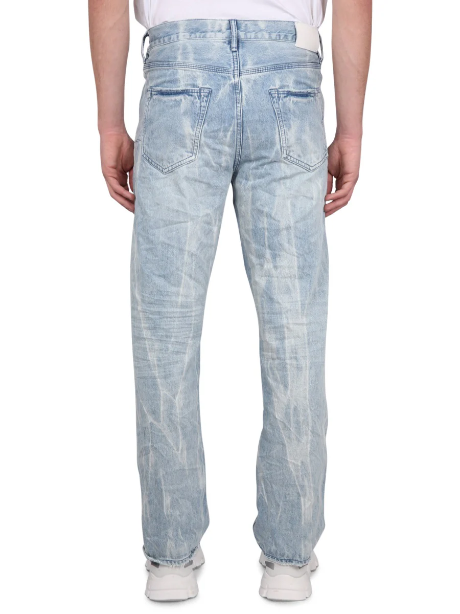 PURPLE BRAND P011 Crystal Racer Straight Jeans - Image 4