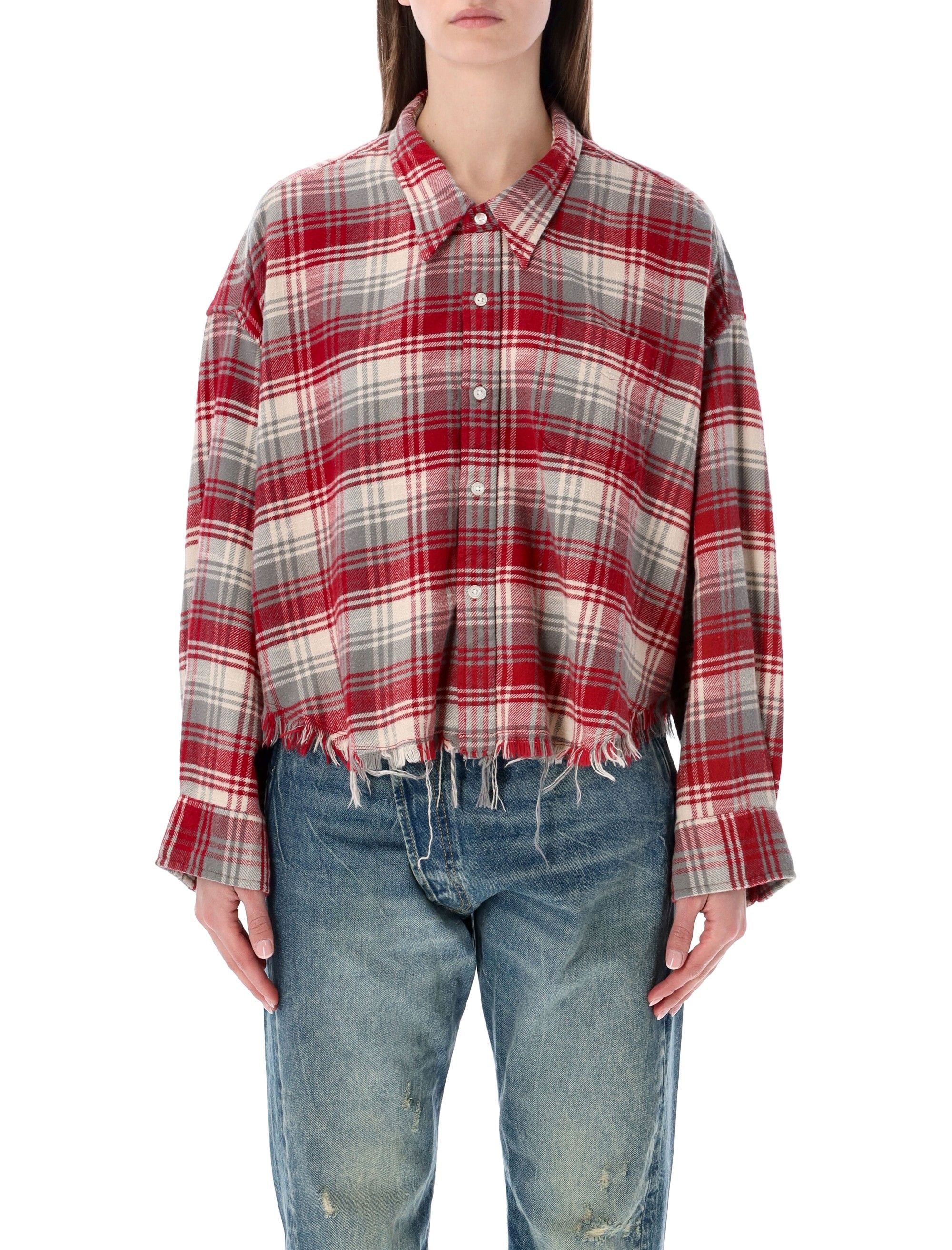 R13 Drop Neck Relaxed Fit Shirt - Size S