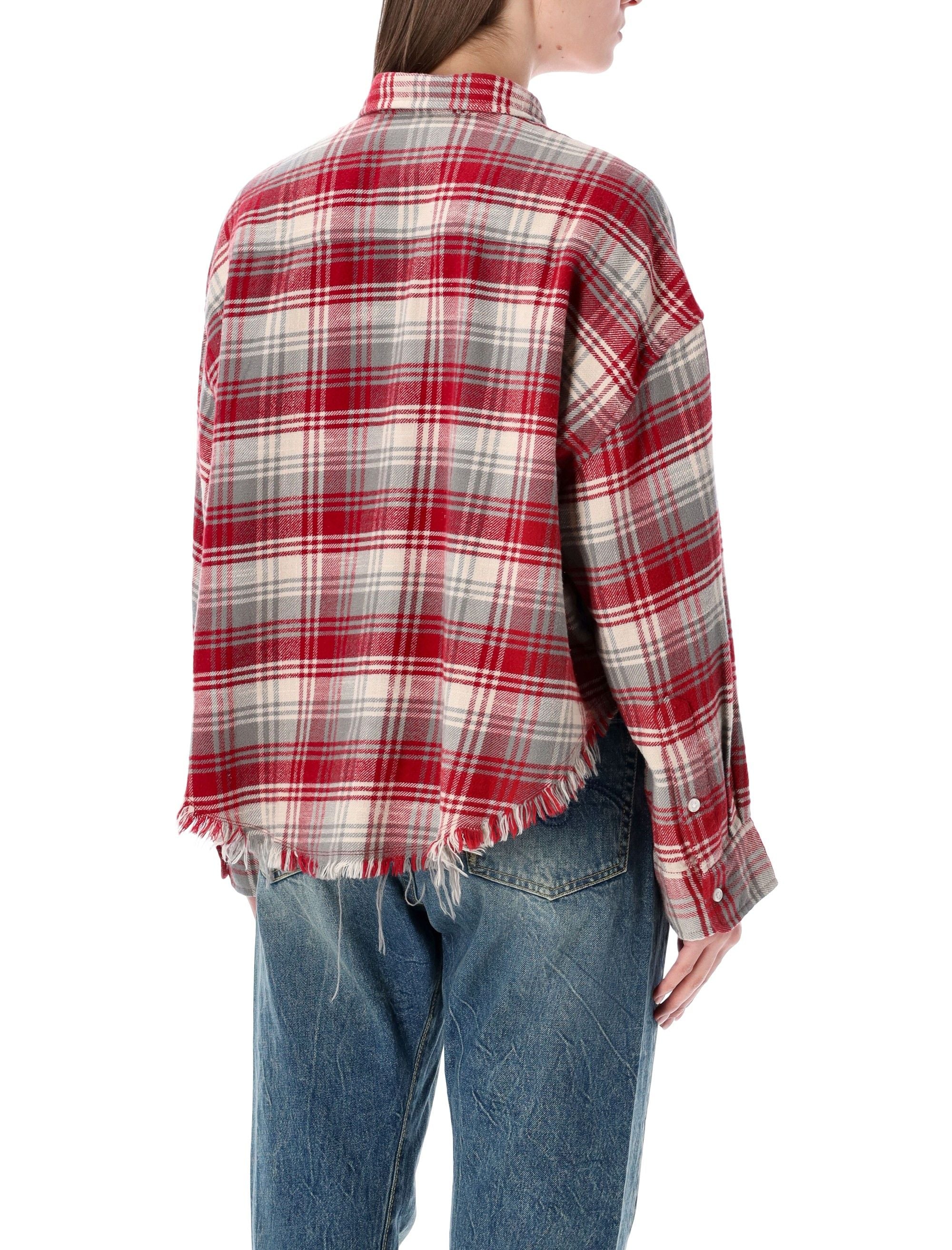 R13 Drop Neck Relaxed Fit Shirt - Size S - Image 2