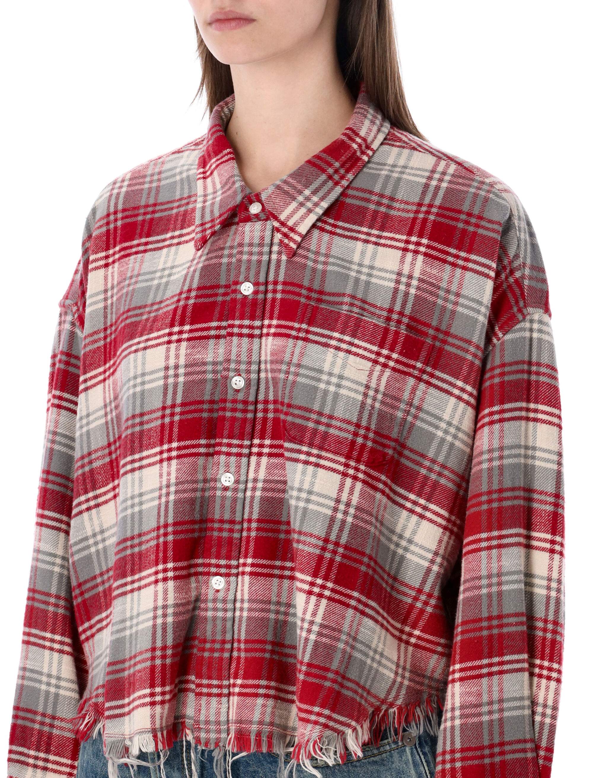 R13 Drop Neck Relaxed Fit Shirt - Size S - Image 3