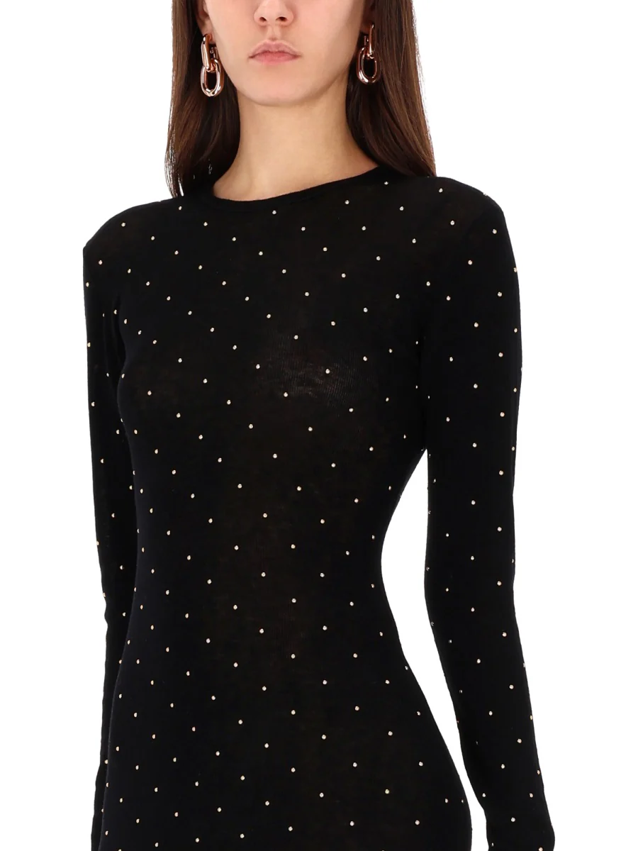 RABANNE Midi Second Skin Stud-Embellished Dress - Image 4