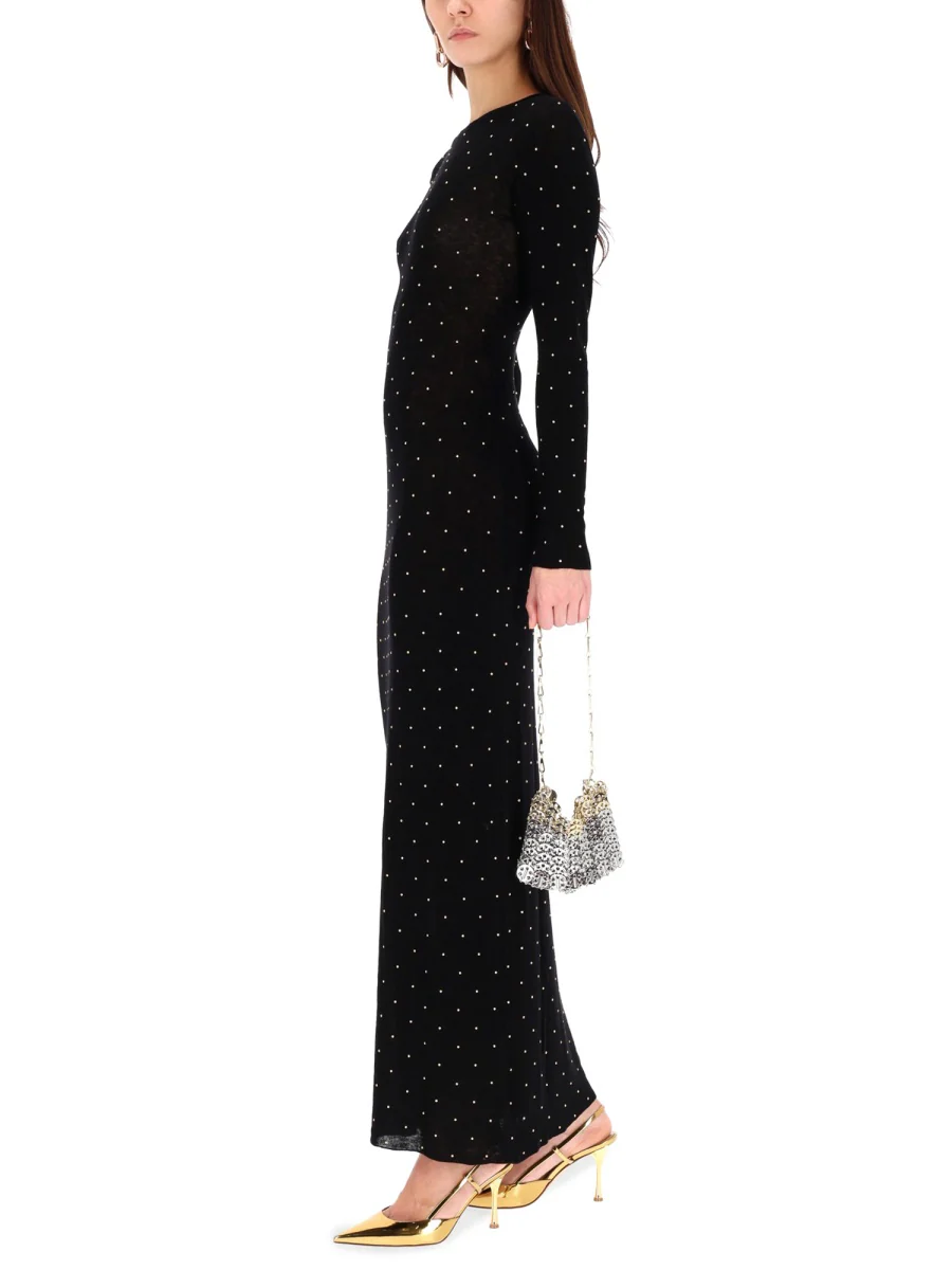 RABANNE Midi Second Skin Stud-Embellished Dress - Image 6