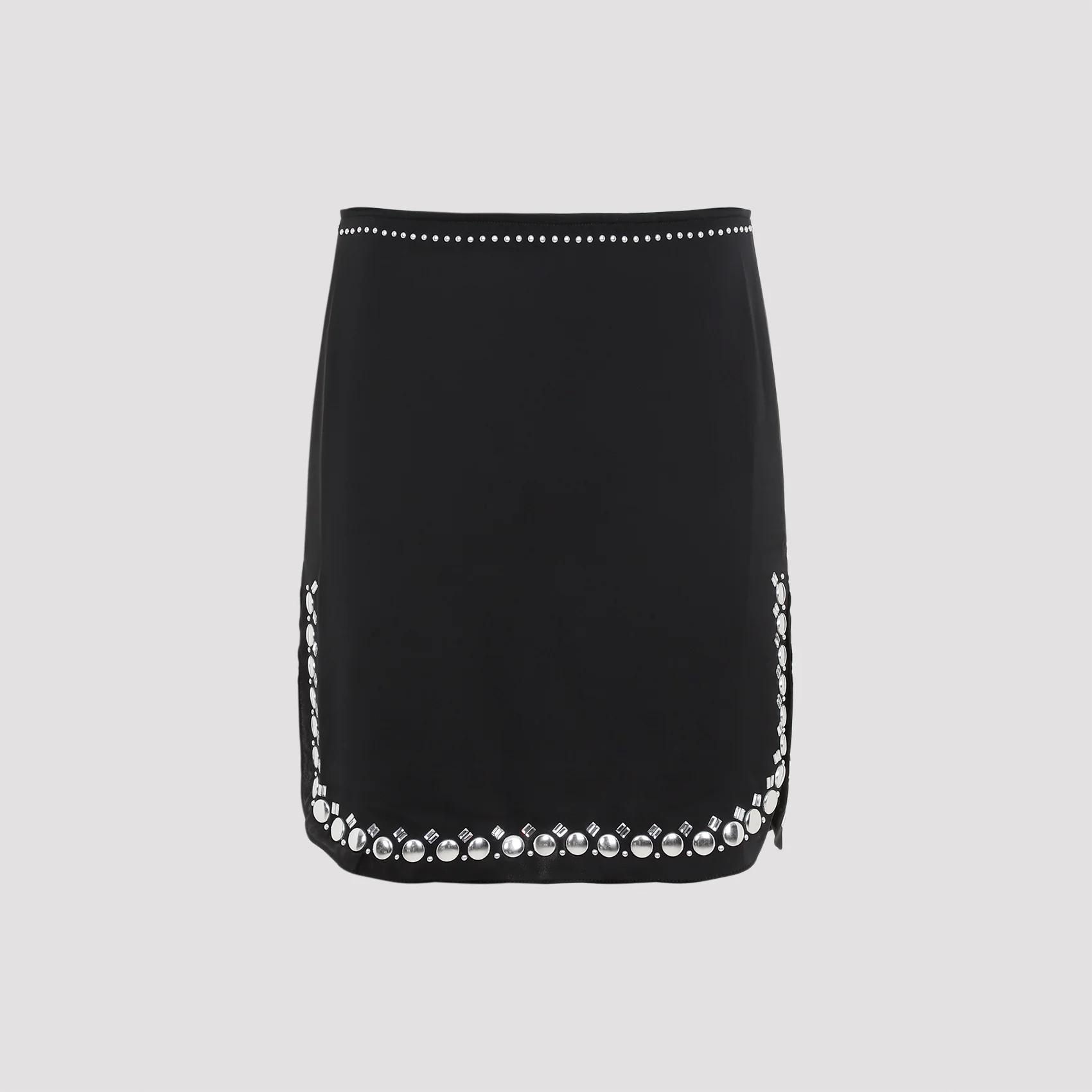 Rabanne Studded-hem Mini Skirt