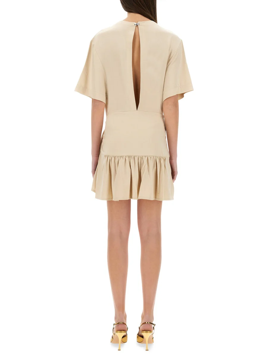 RABANNE Tie-detail Ruffle Dress - Image 5