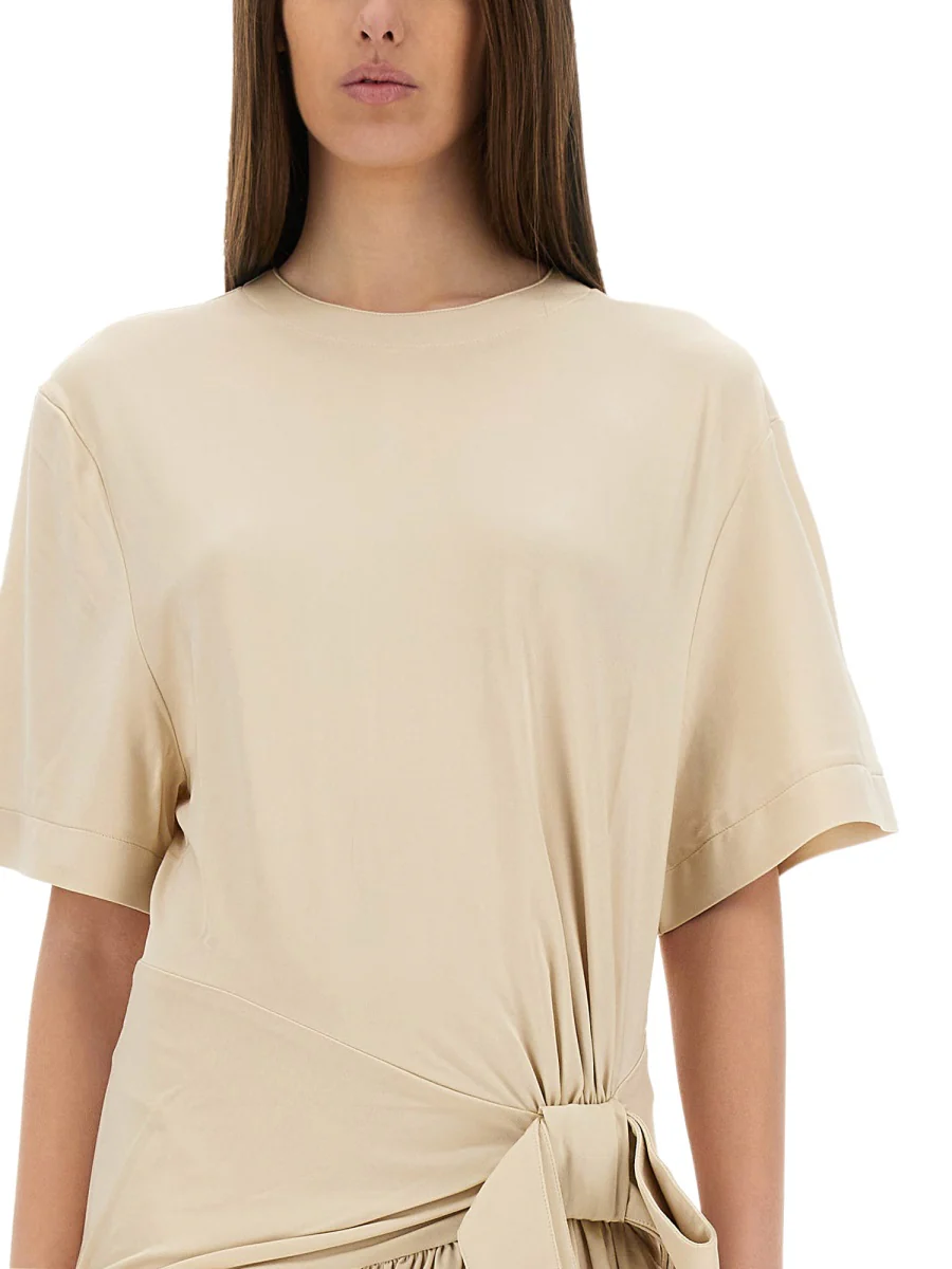 RABANNE Tie-detail Ruffle Dress - Image 6