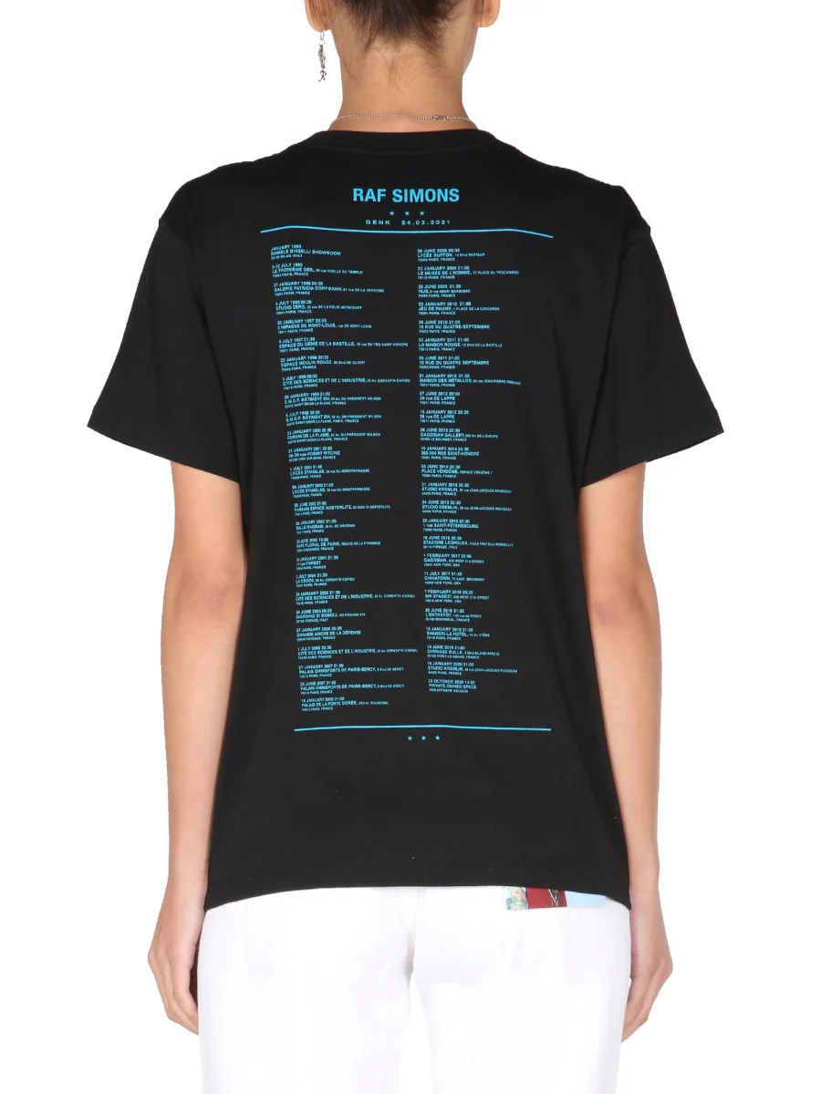 RAF SIMONS "ATARAXIA" REGULAR FIT COTTON PRINTED T-SHIRT - Image 3
