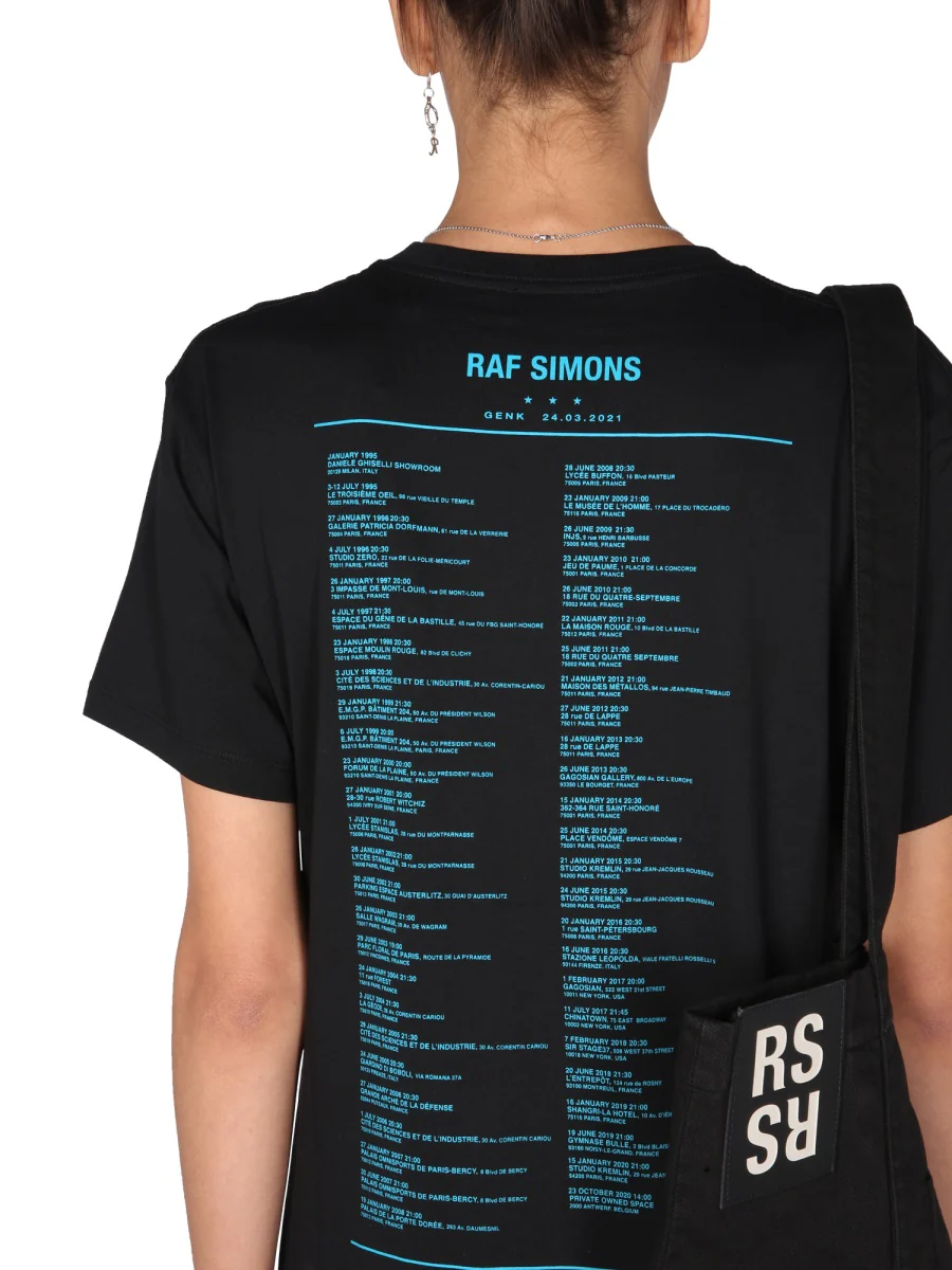 RAF SIMONS "ATARAXIA" REGULAR FIT COTTON PRINTED T-SHIRT - Image 4