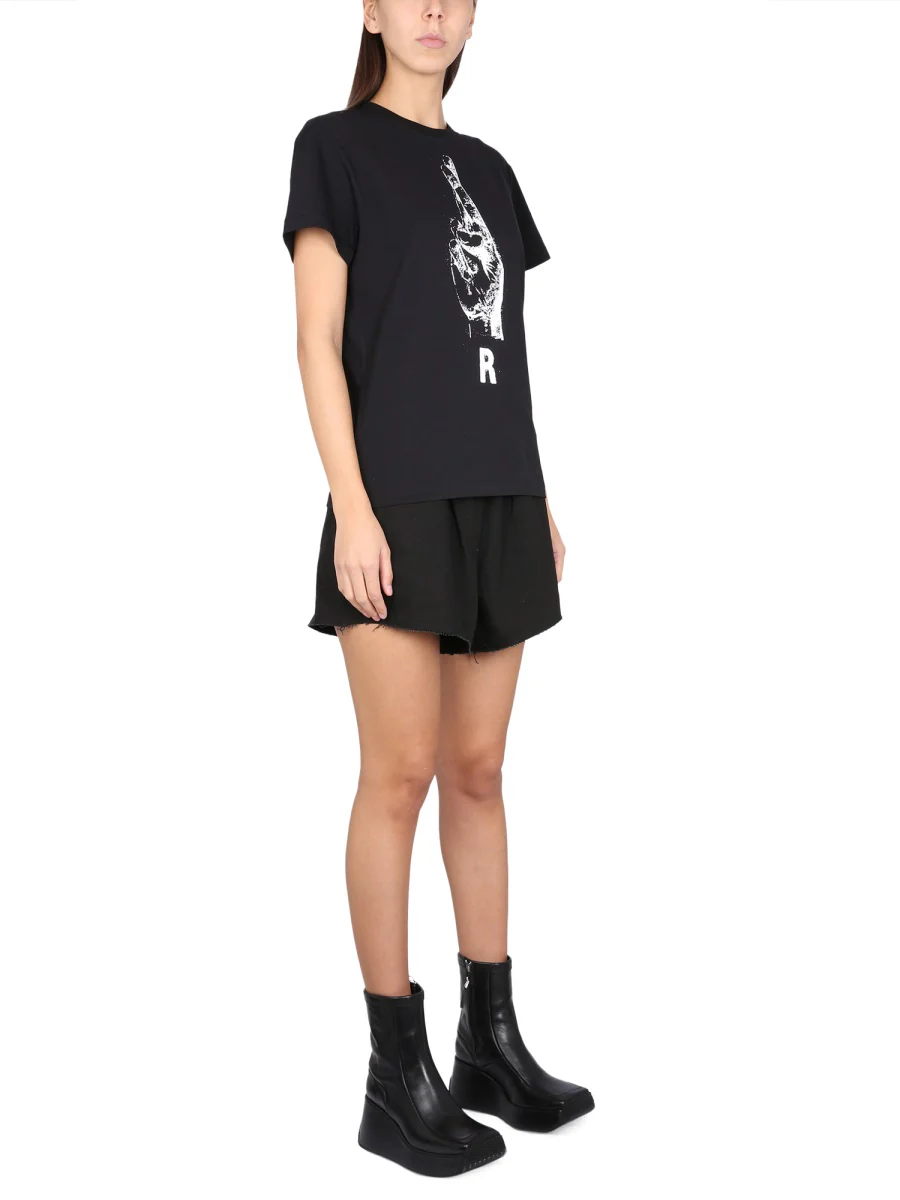 RAF SIMONS Cotton Denim Bermuda Shorts - Image 2