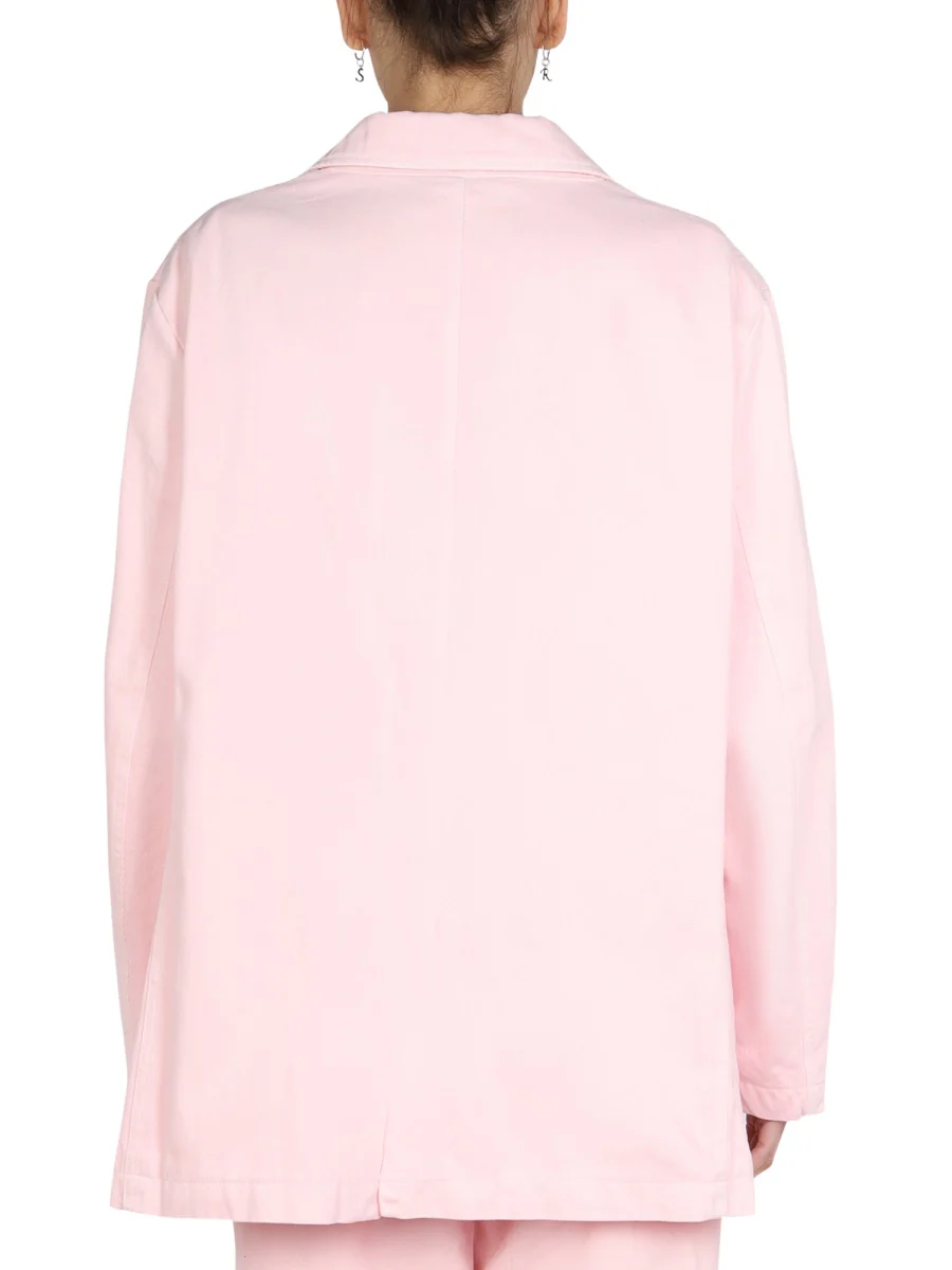 RAF SIMONS Logo-patch Denim Jacket - Image 3