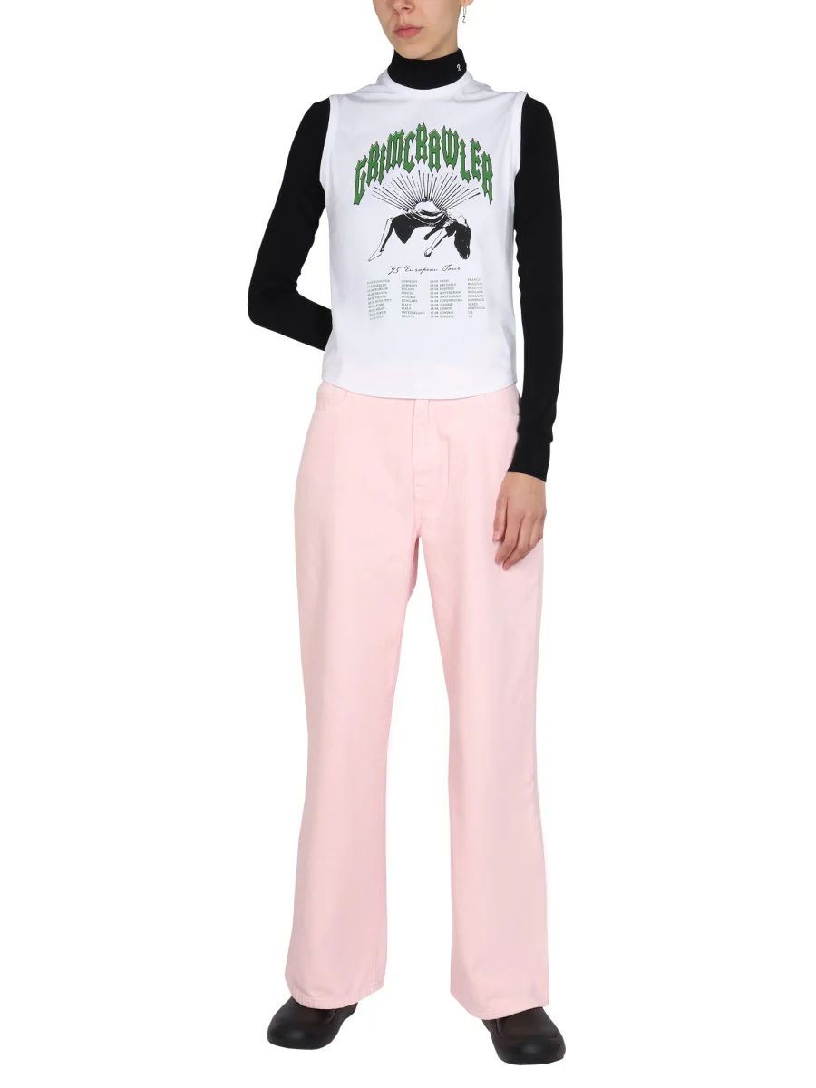 RAF SIMONS Printed Roll-Neck Top - Image 2