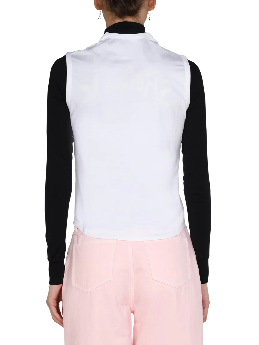 RAF SIMONS Printed Roll-Neck Top - Image 3