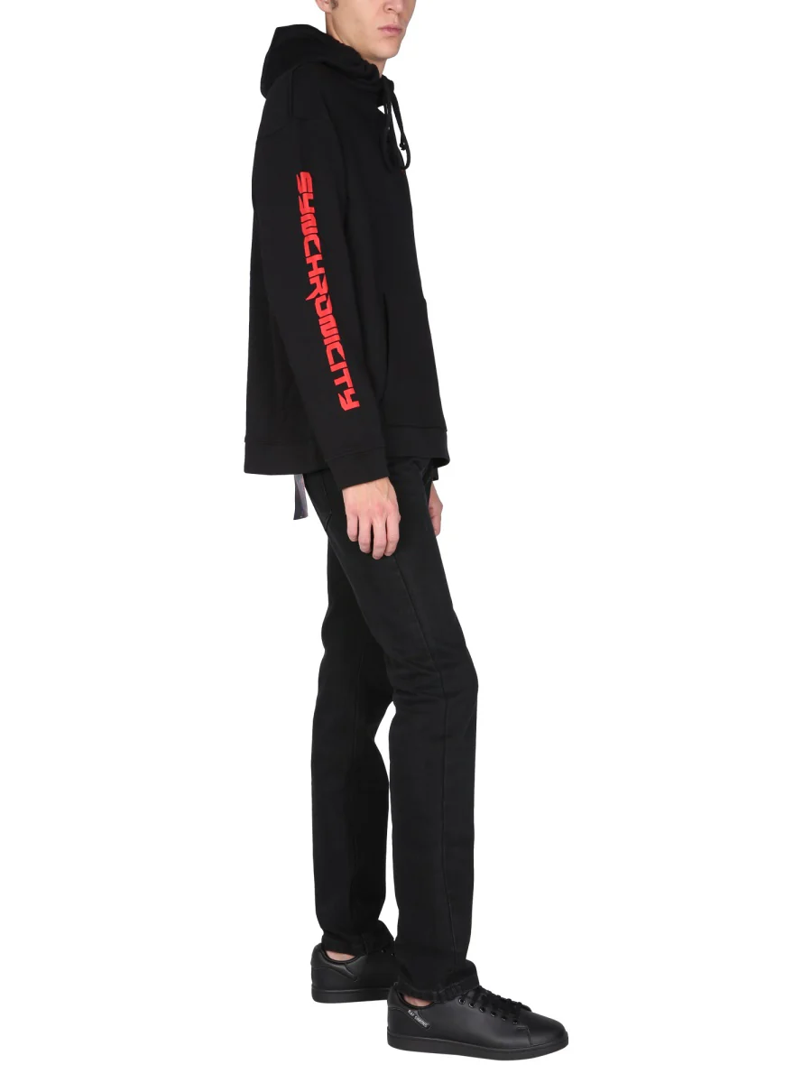 RAF SIMONS Regular Fit Hoodie Synchronicity - Image 2