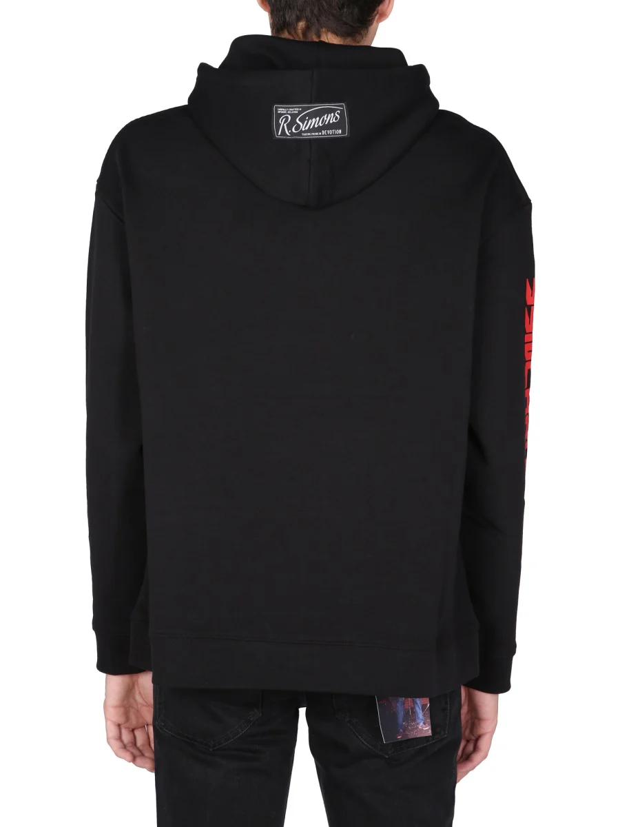 RAF SIMONS Regular Fit Hoodie Synchronicity - Image 3