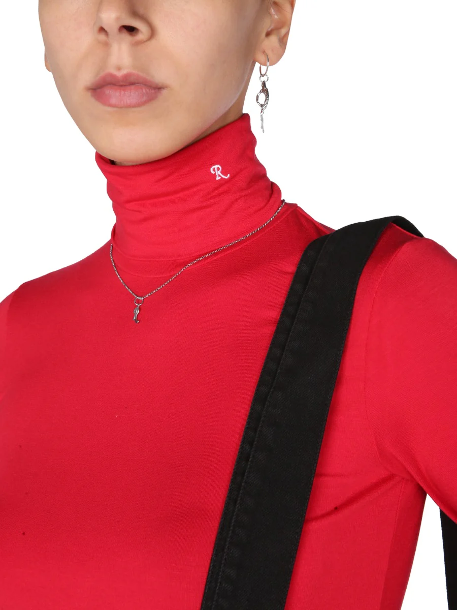 Raf Simons Roll-neck Jersey Top - Image 3