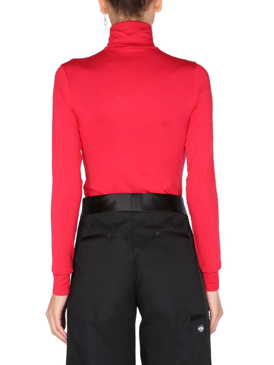 Raf Simons Roll-neck Jersey Top - Image 4