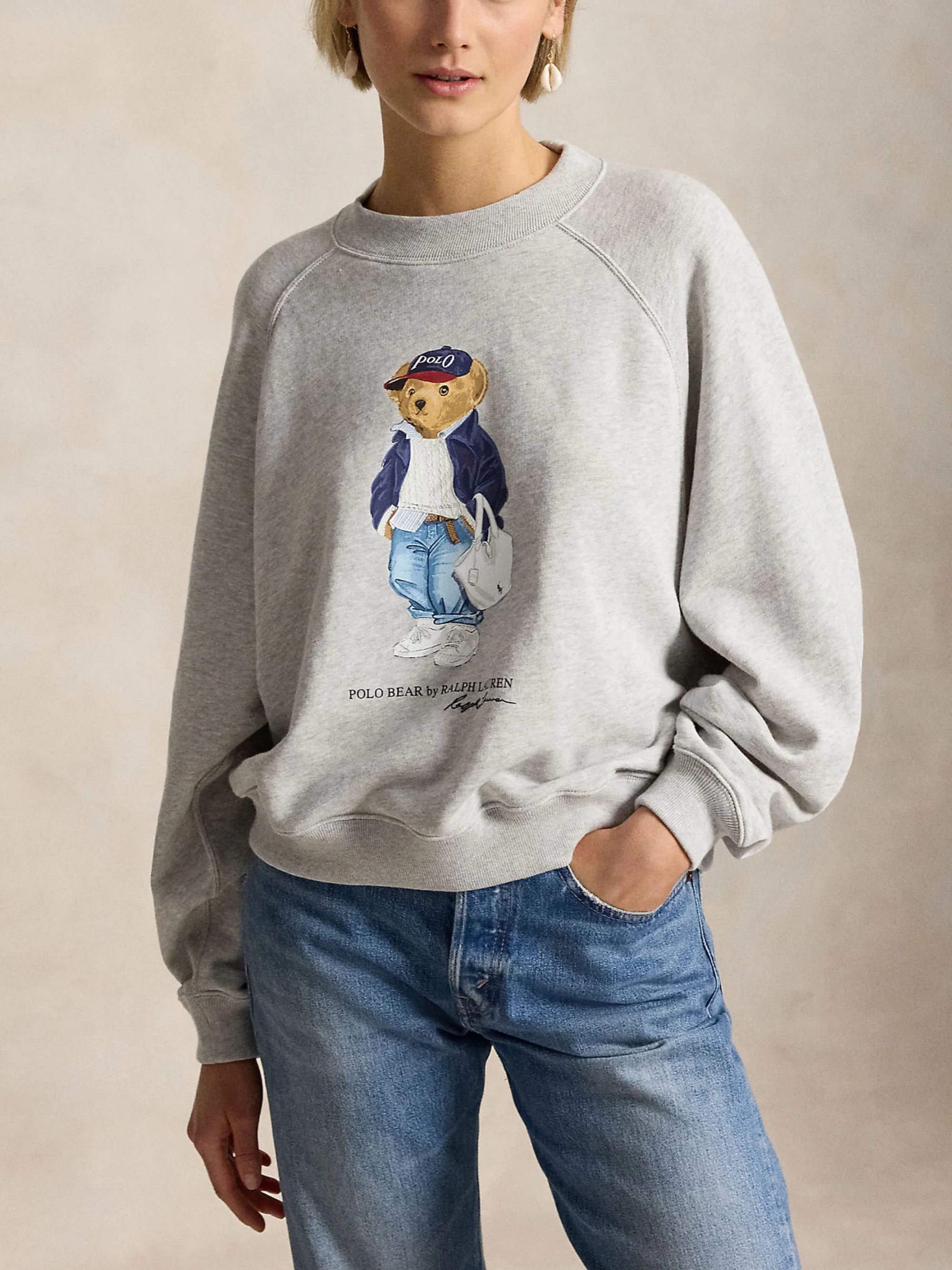 Ralph Lauren Bear Print Crewneck Sweatshirt - Image 2