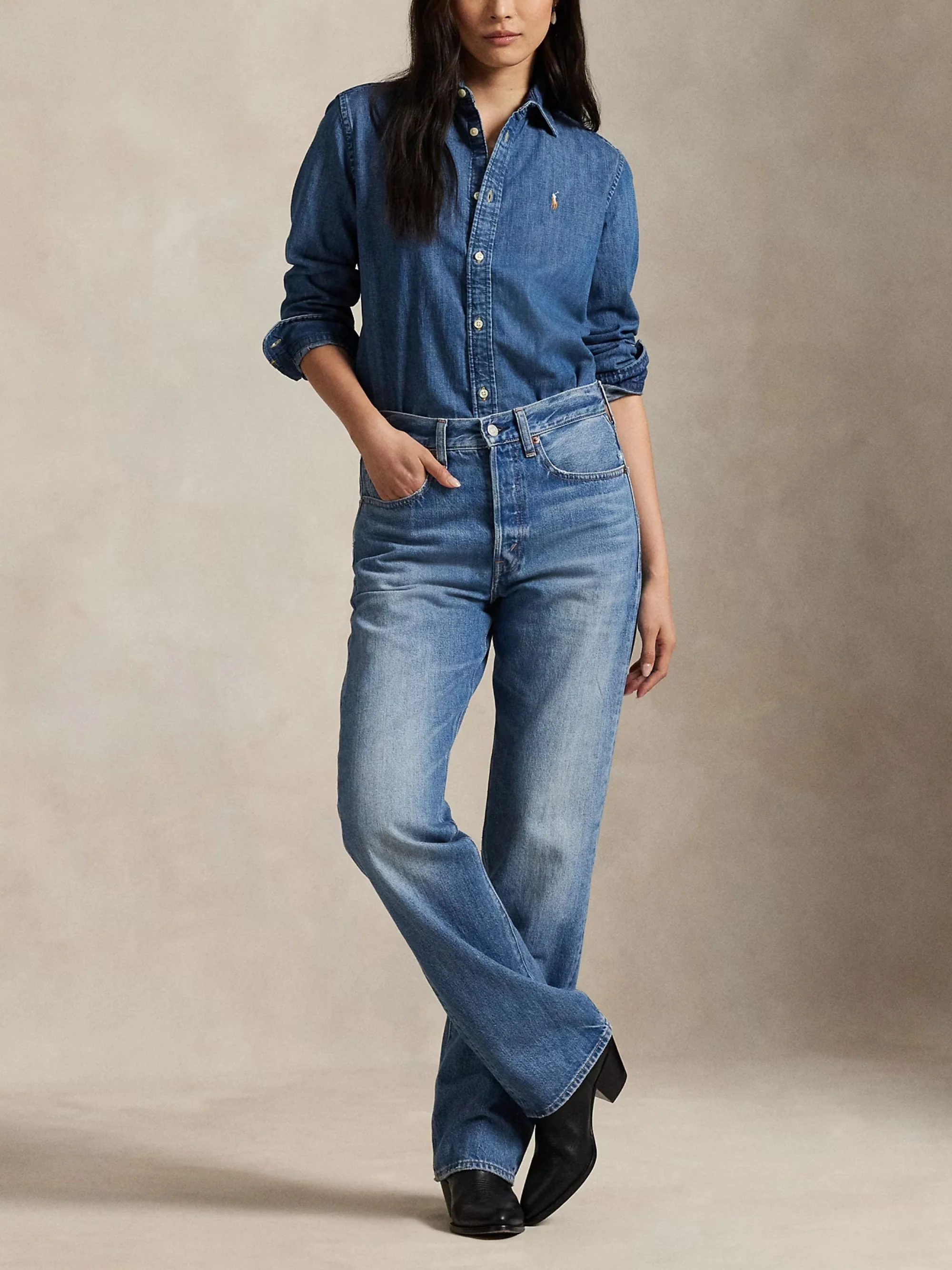 Ralph Lauren Button-Up Long Sleeve Shirt - Image 4