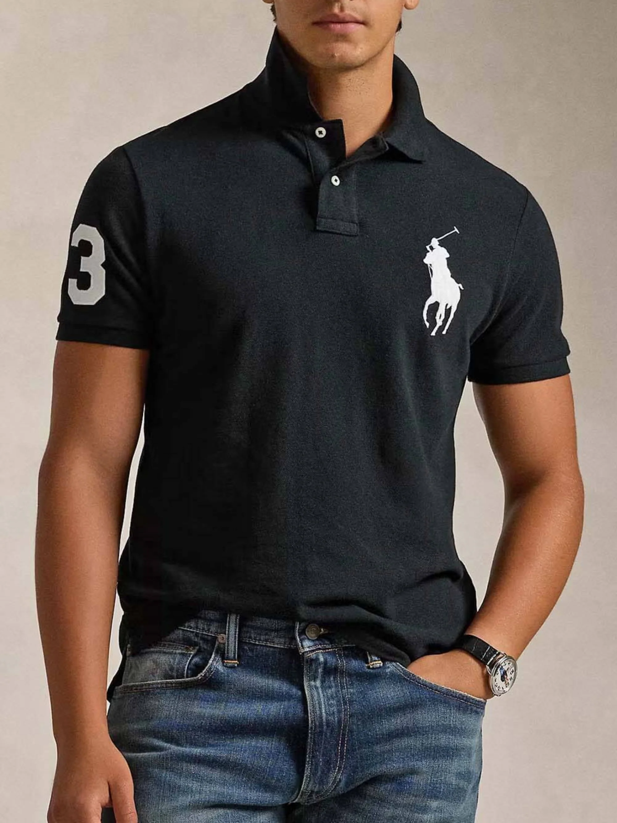Ralph Lauren Classic Men's Cotton T-Shirt - Image 2